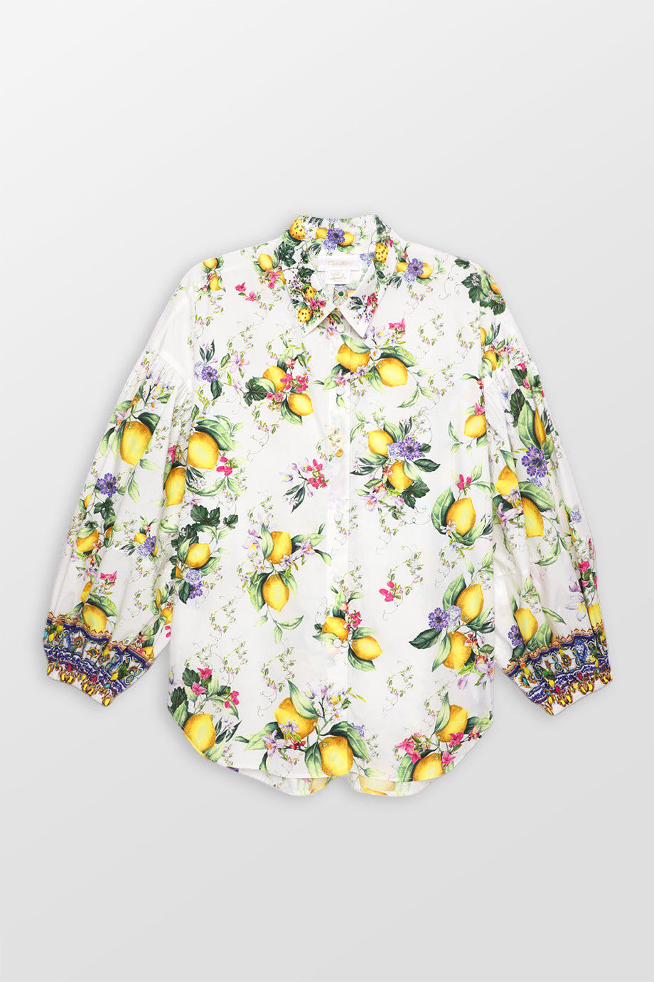 Balloon Sleeve Shirt Blouse