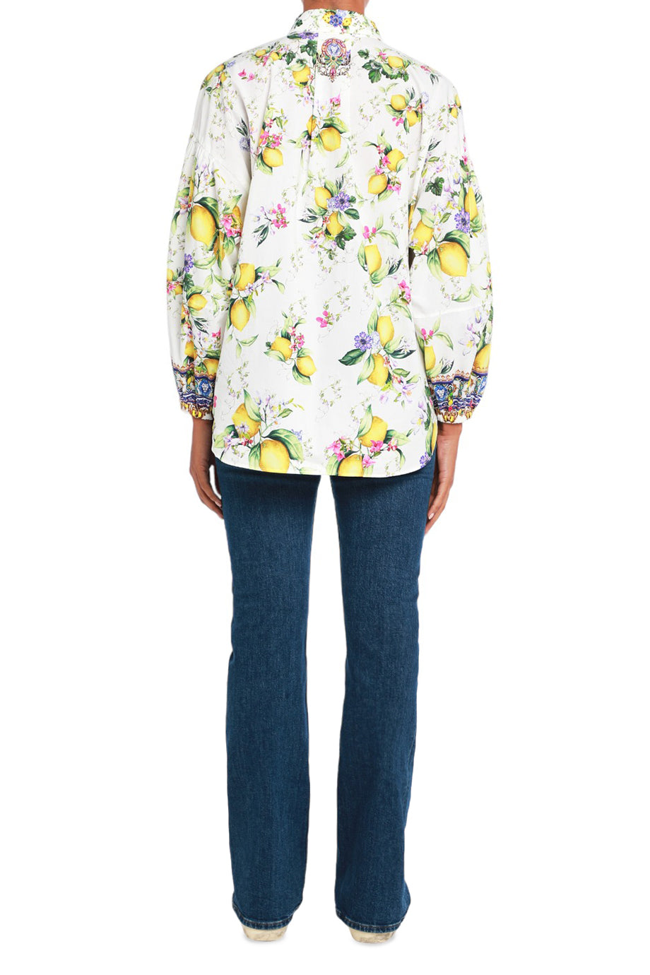 Balloon Sleeve Shirt Blouse