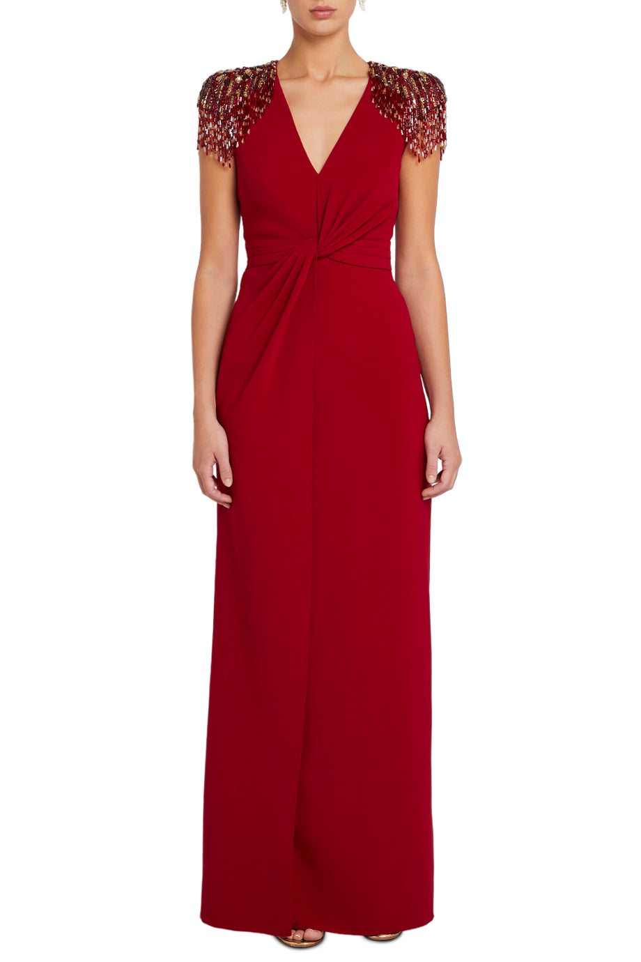 NYRA CRYSTAL EMBELLISHED DRESS