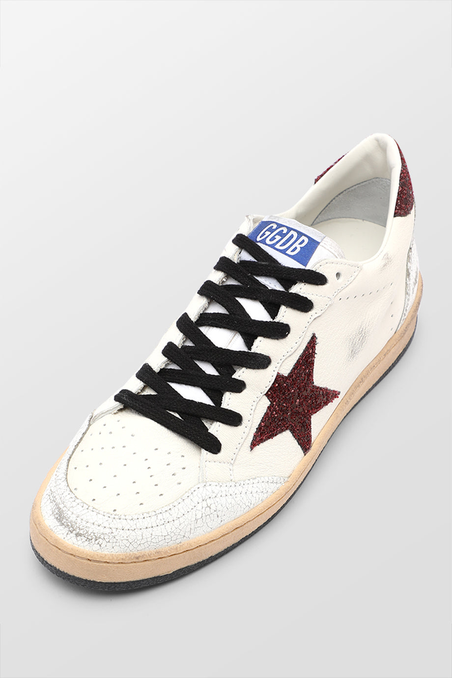 Ball Nappa Sneakers With Upper Glitter Stars