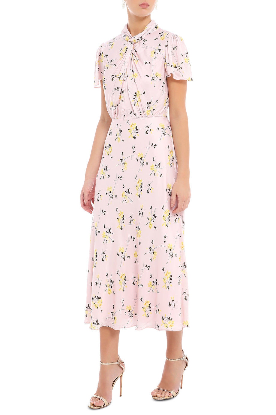 Floral Print Midi Dress