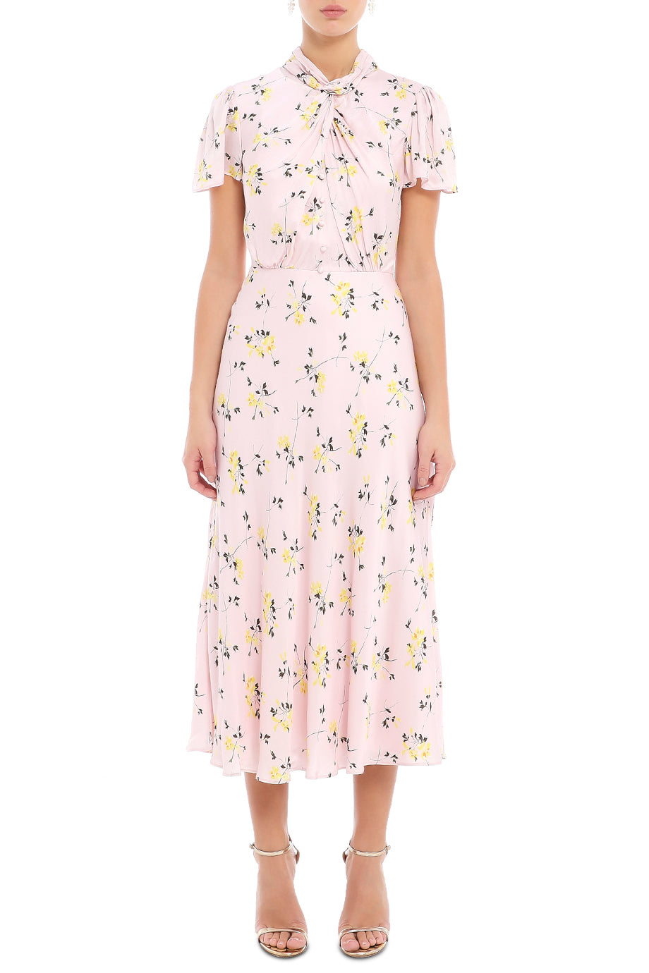 Floral Print Midi Dress