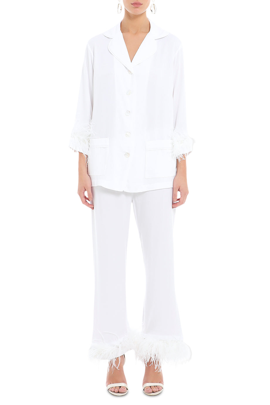 Party Pajama Set Feathers