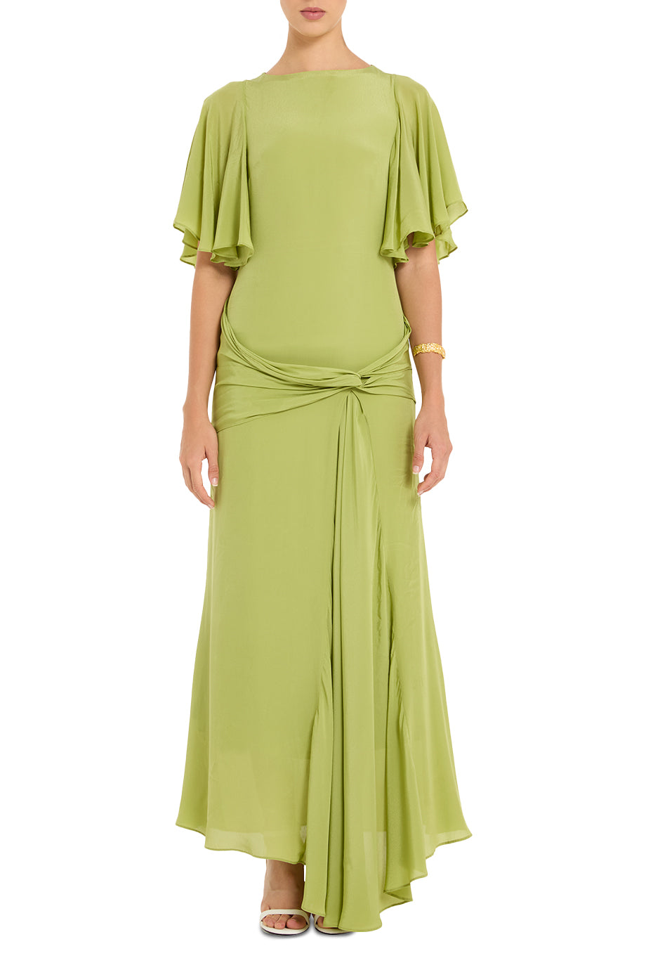 Arlowe Maxi Dress With Front Knot