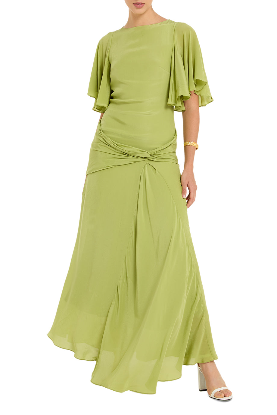 Arlowe Maxi Dress With Front Knot