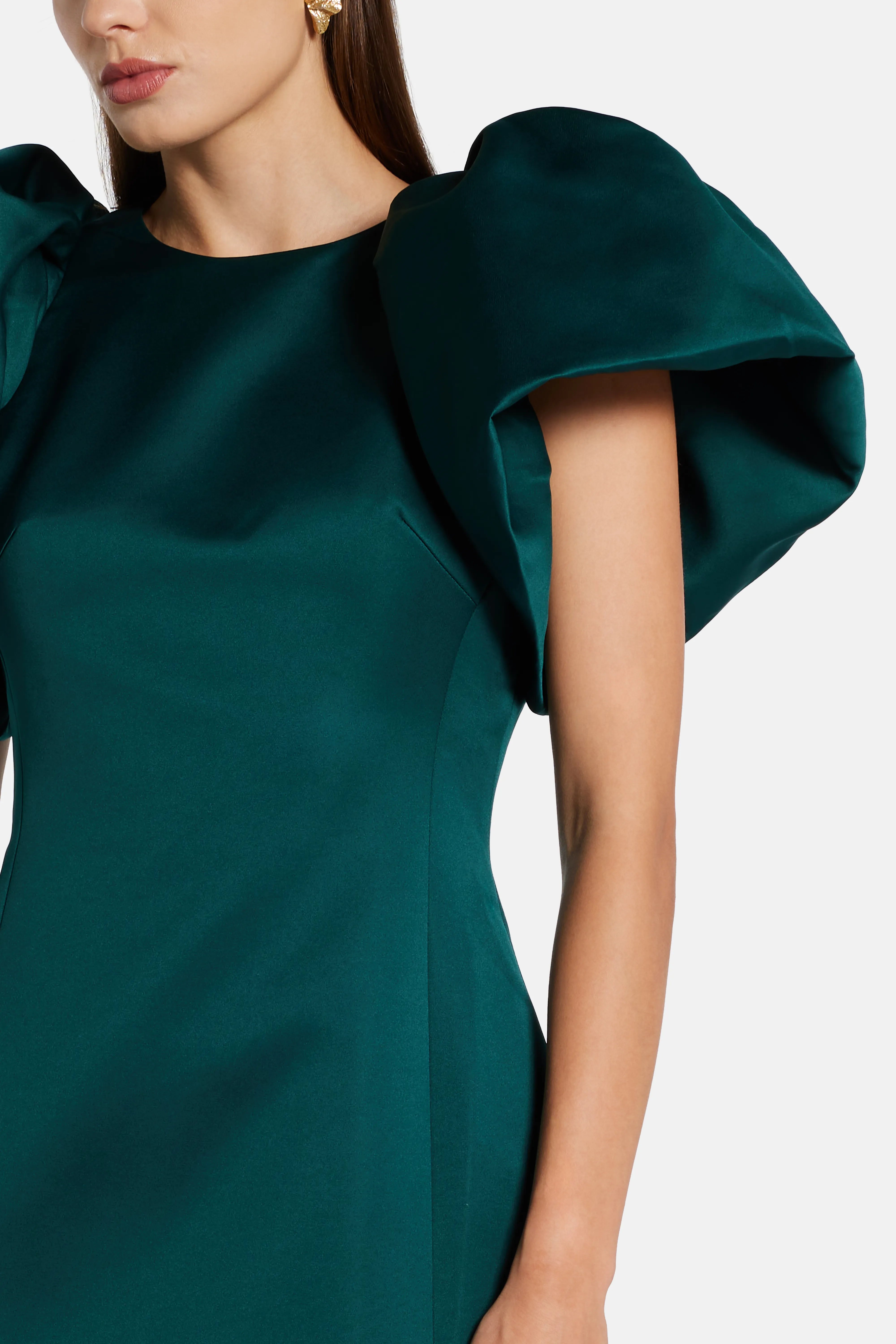 فستان لويسيندا ماكسي باللون الأخضر