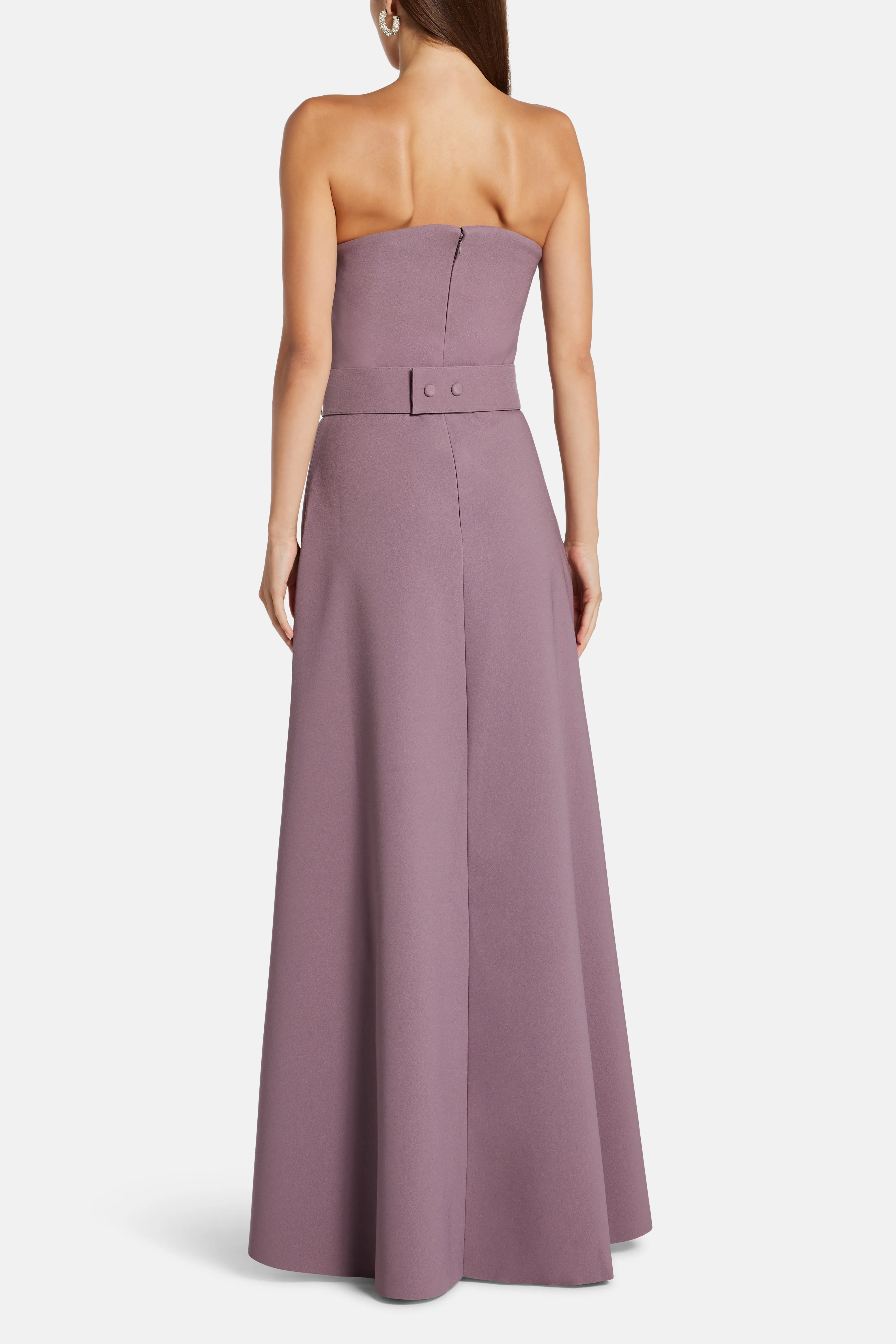 Ember Strapless Maxi Dress in Purple