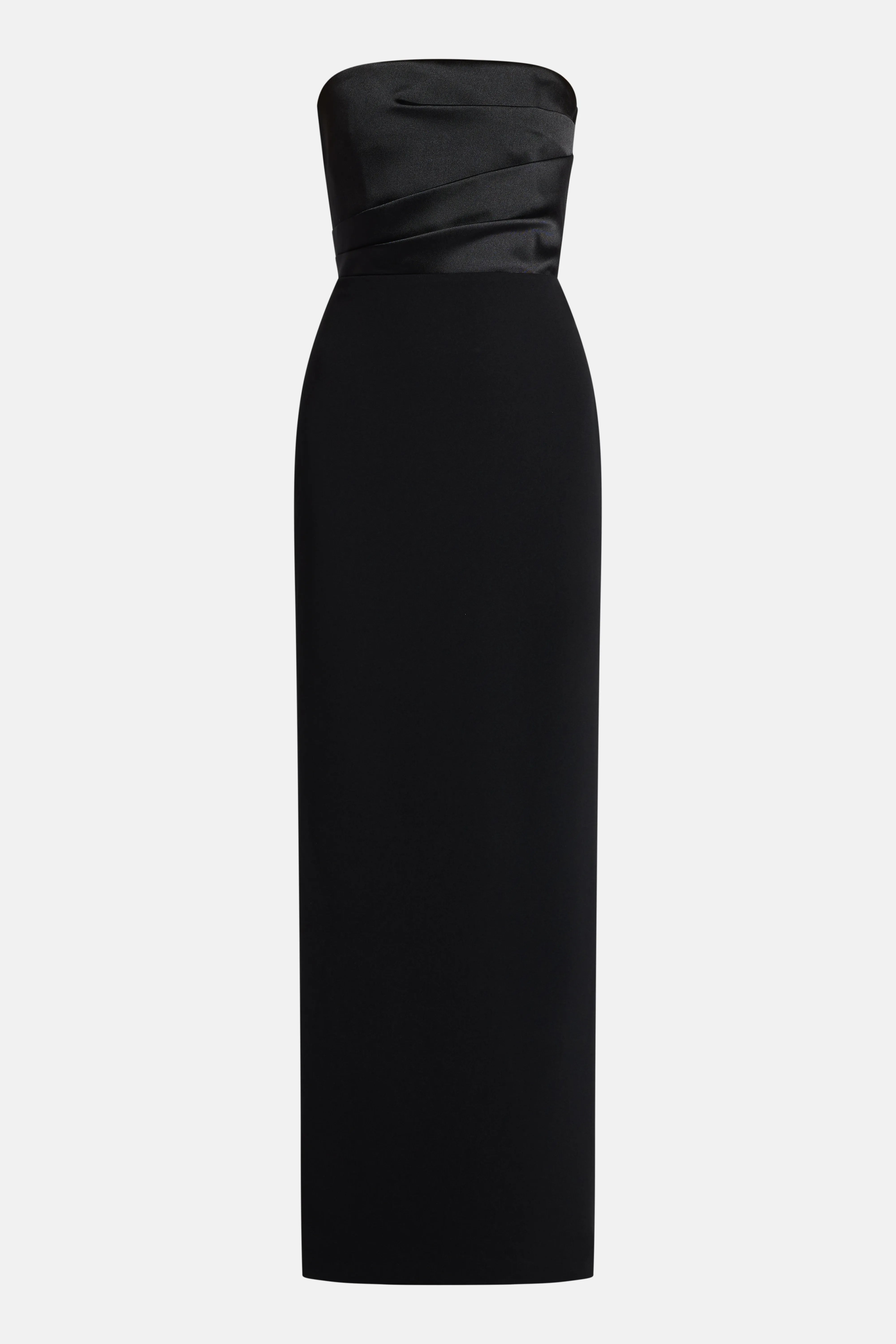 Afra Strapless Maxi Dress in Black