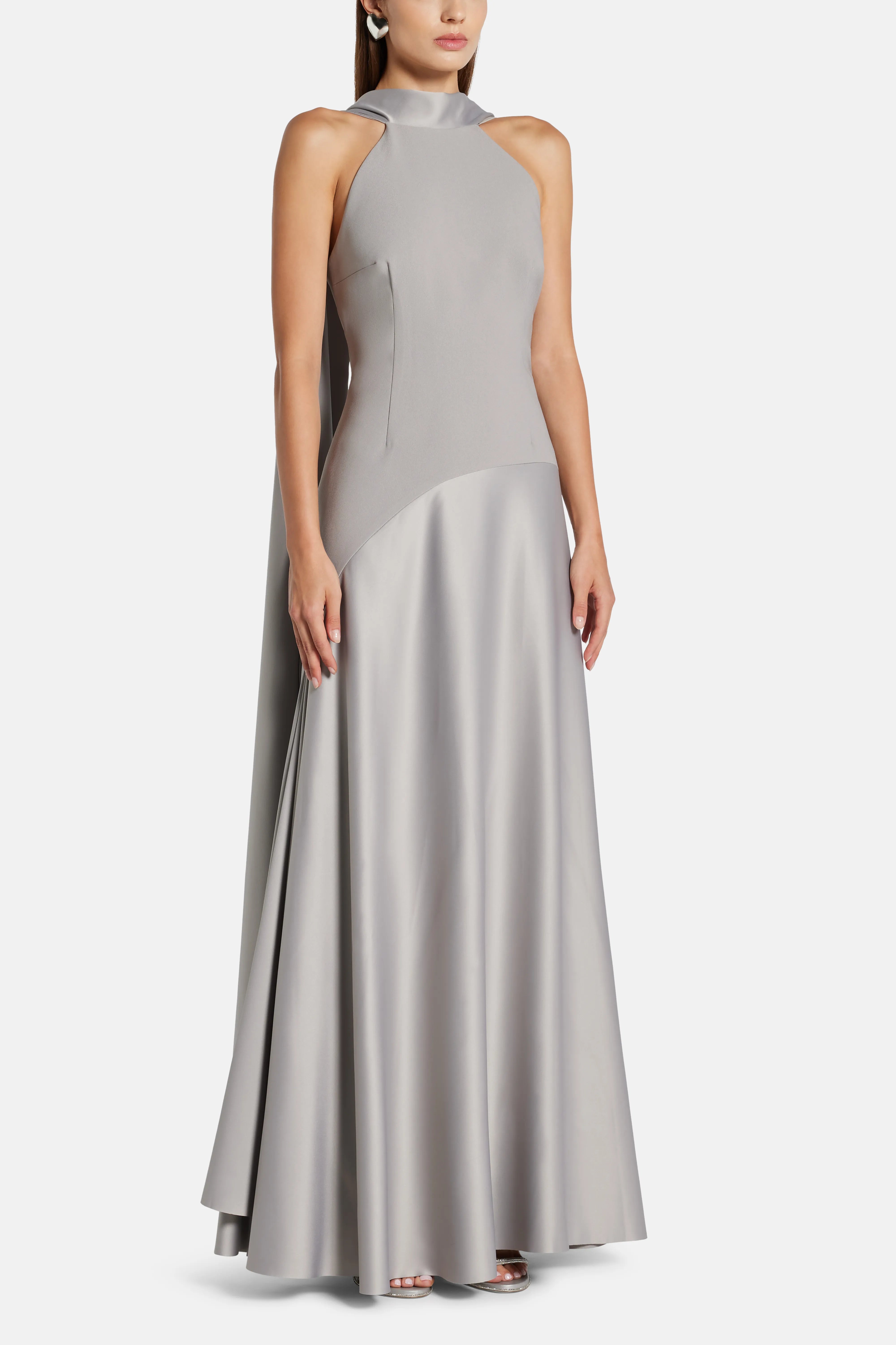 Cece Maxi Dress in Grey