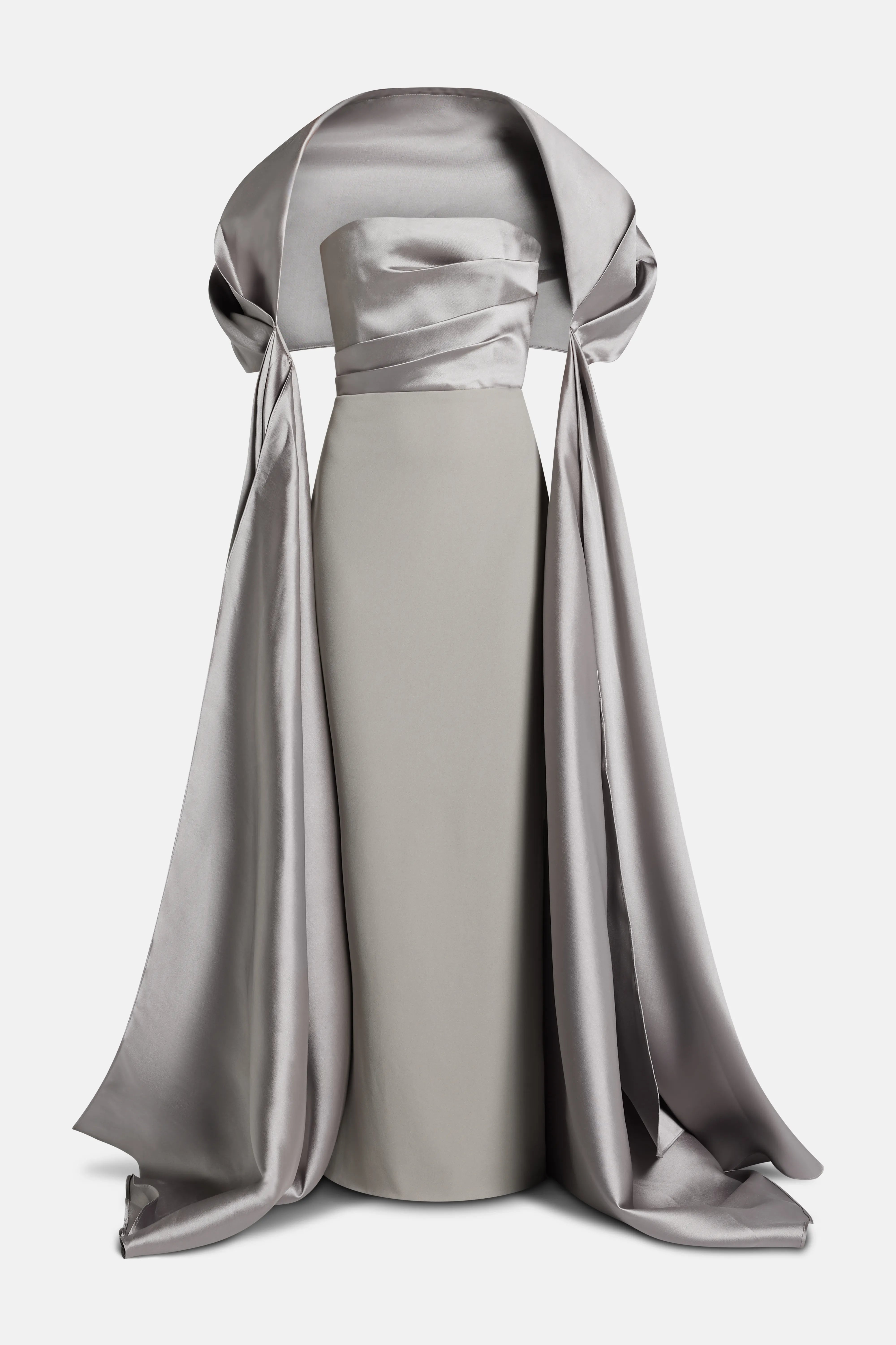 Vera Maxi Dress in Grey
