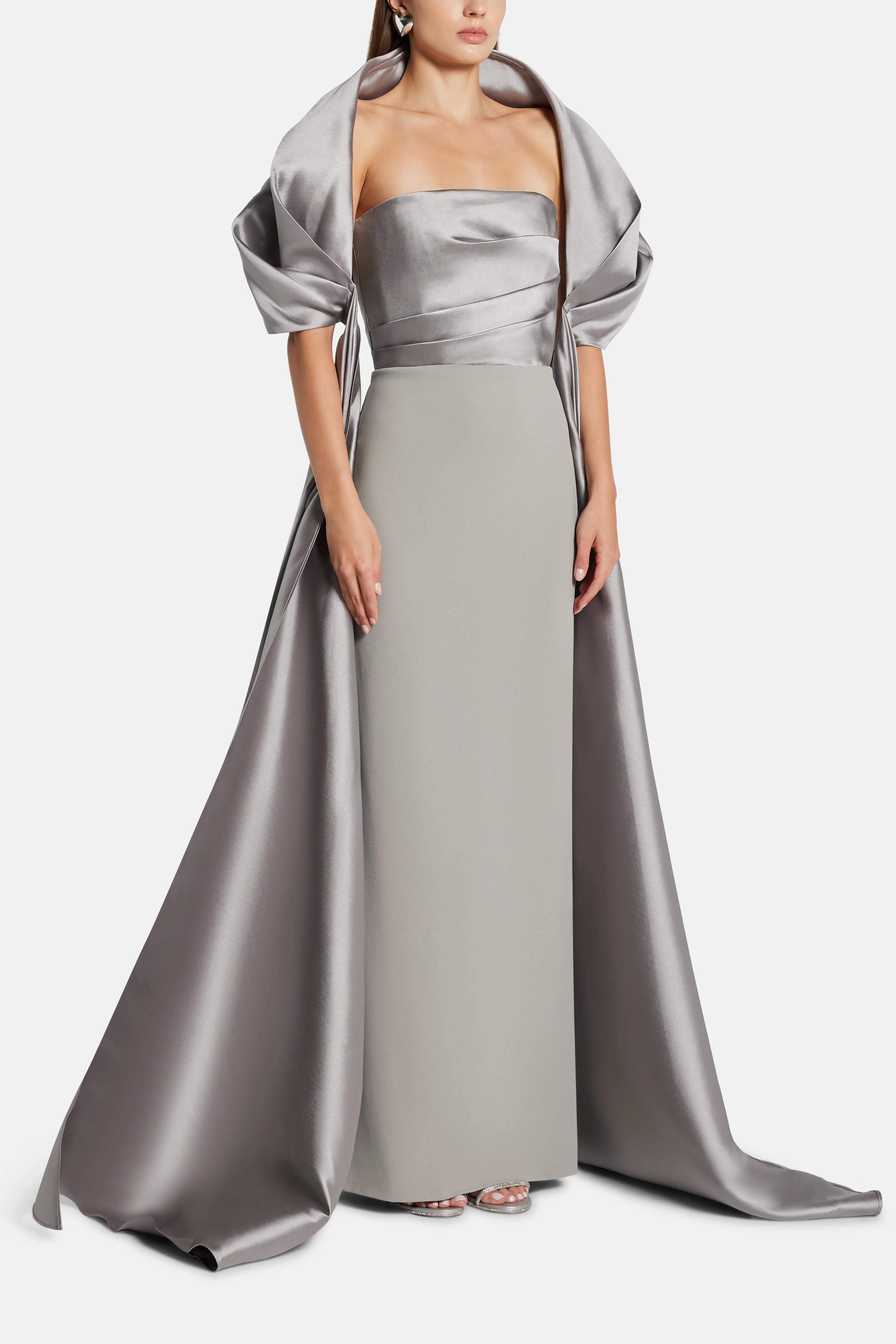 Vera Maxi Dress in Grey