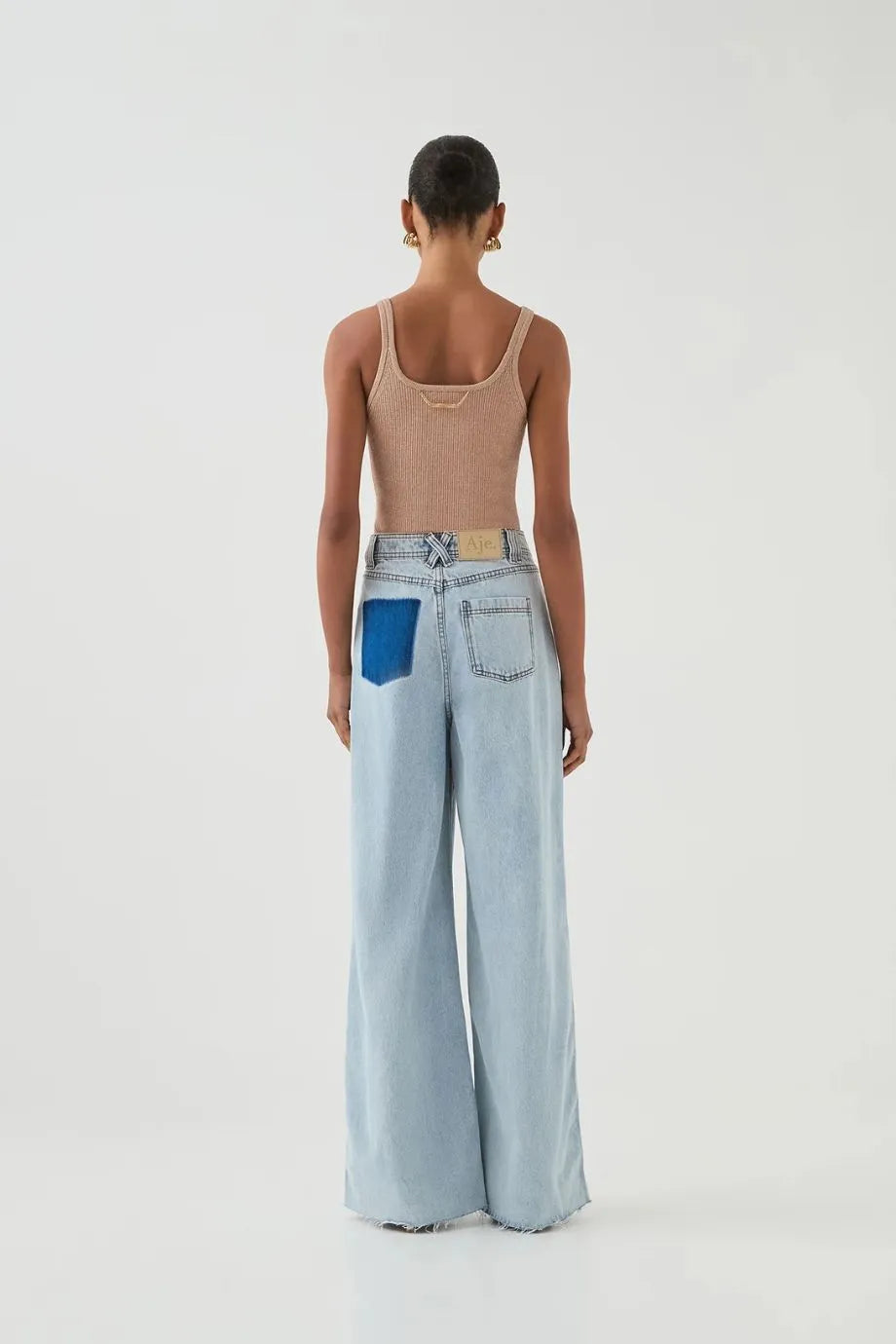 Breeze Knit Tank Top in Beige