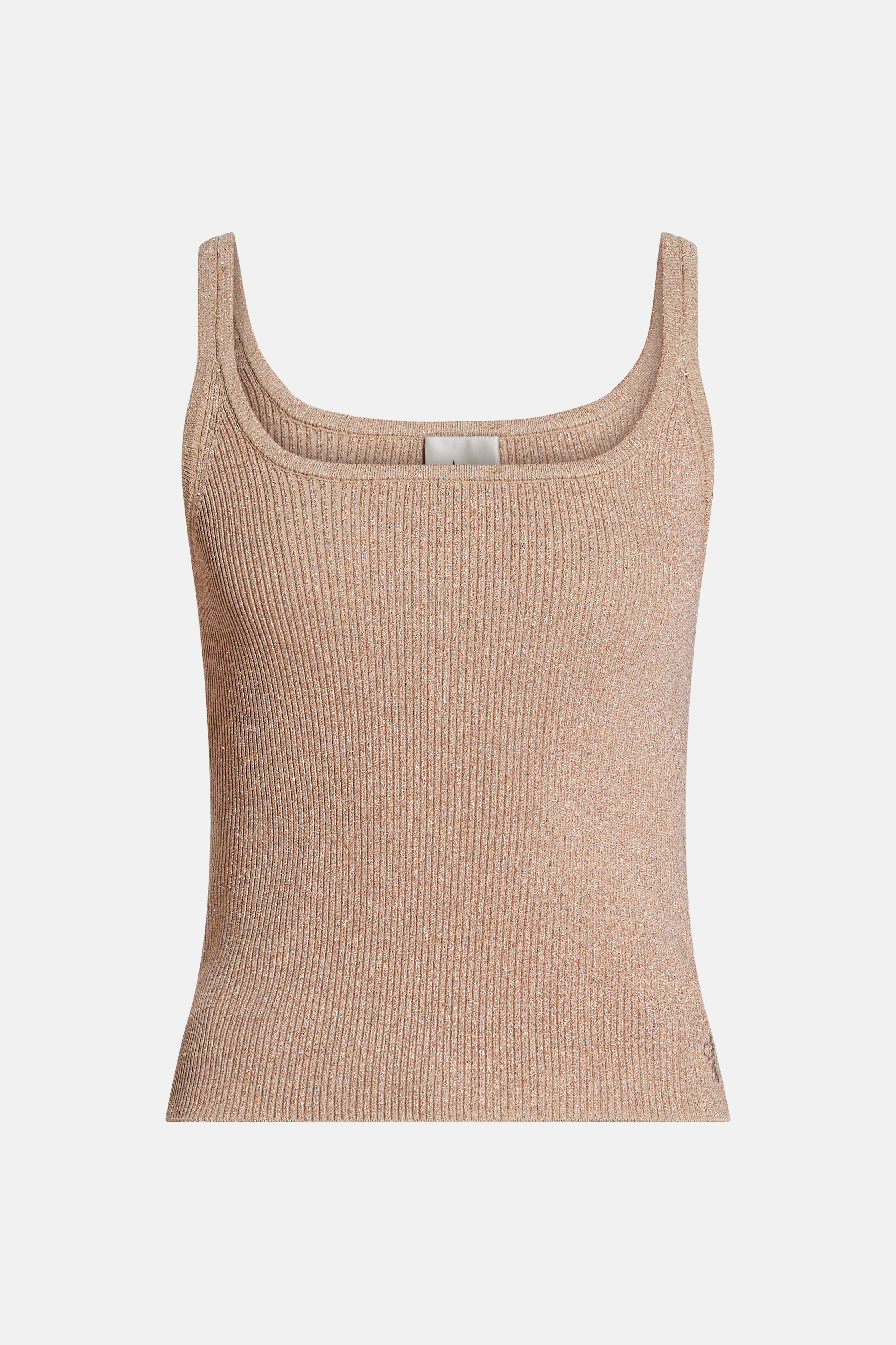 Breeze Knit Tank Top in Beige
