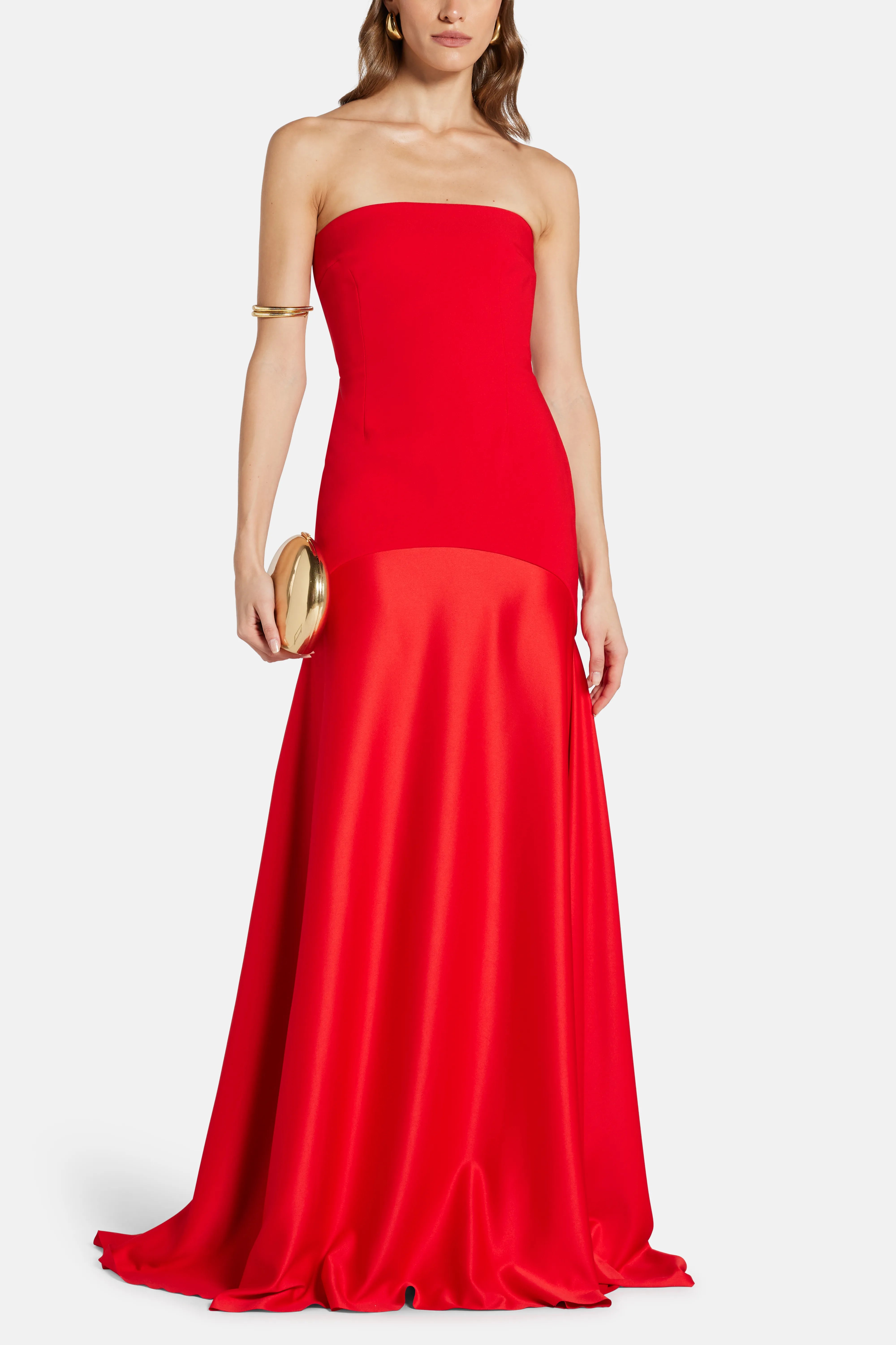 Alessandra Evening Dress in Red
