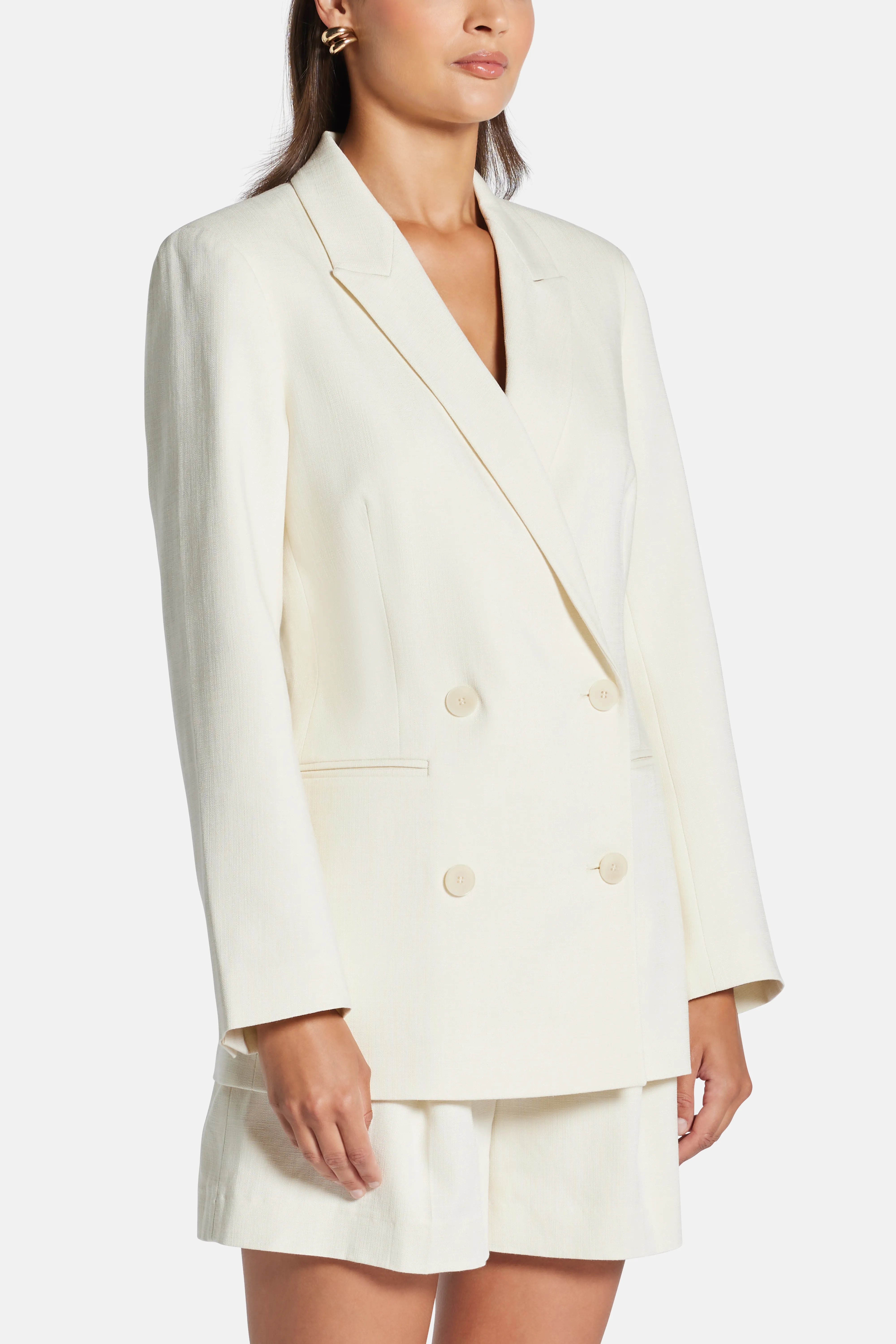 Jasmine Blazer in White