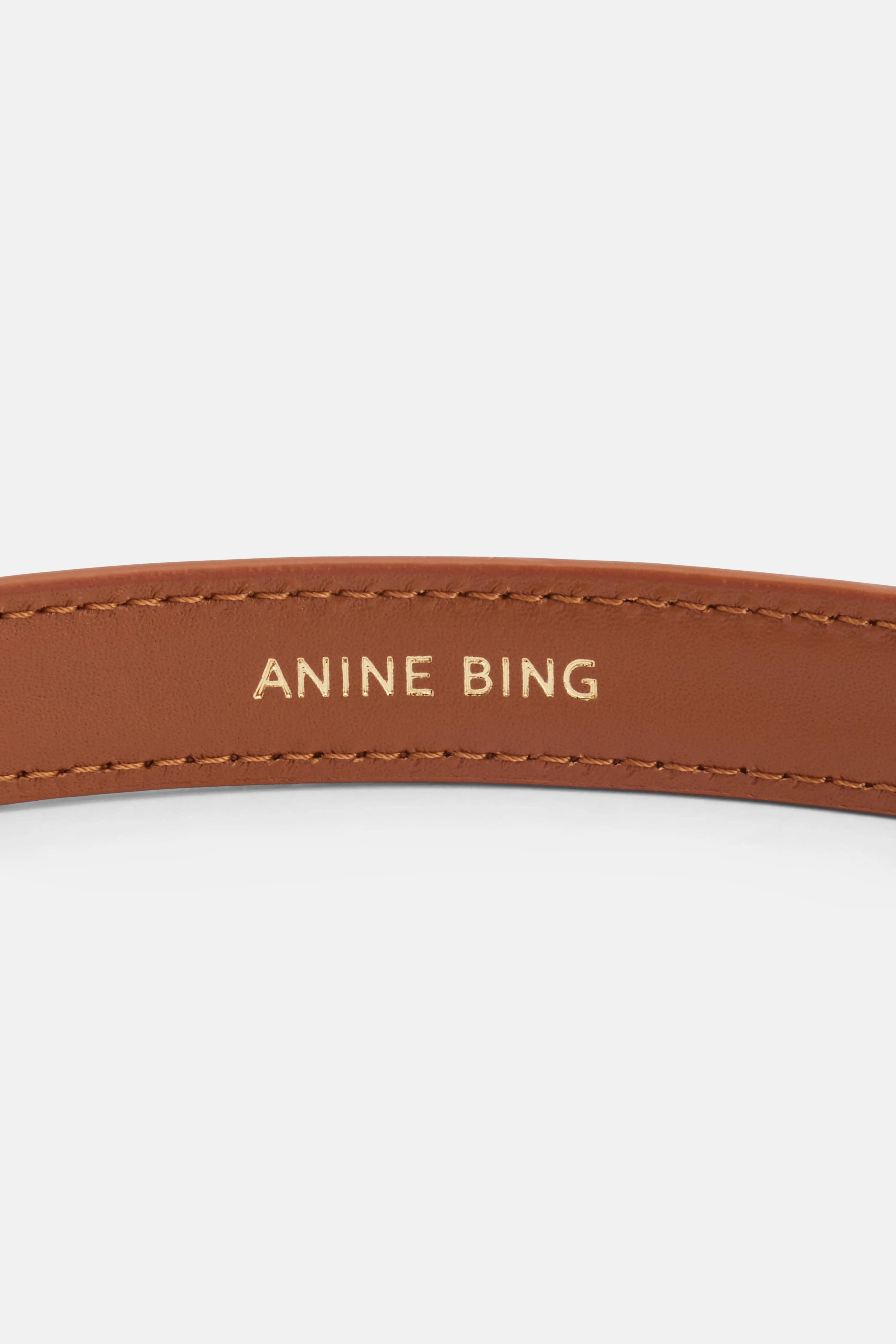 Nicola Leather Belt in Brown