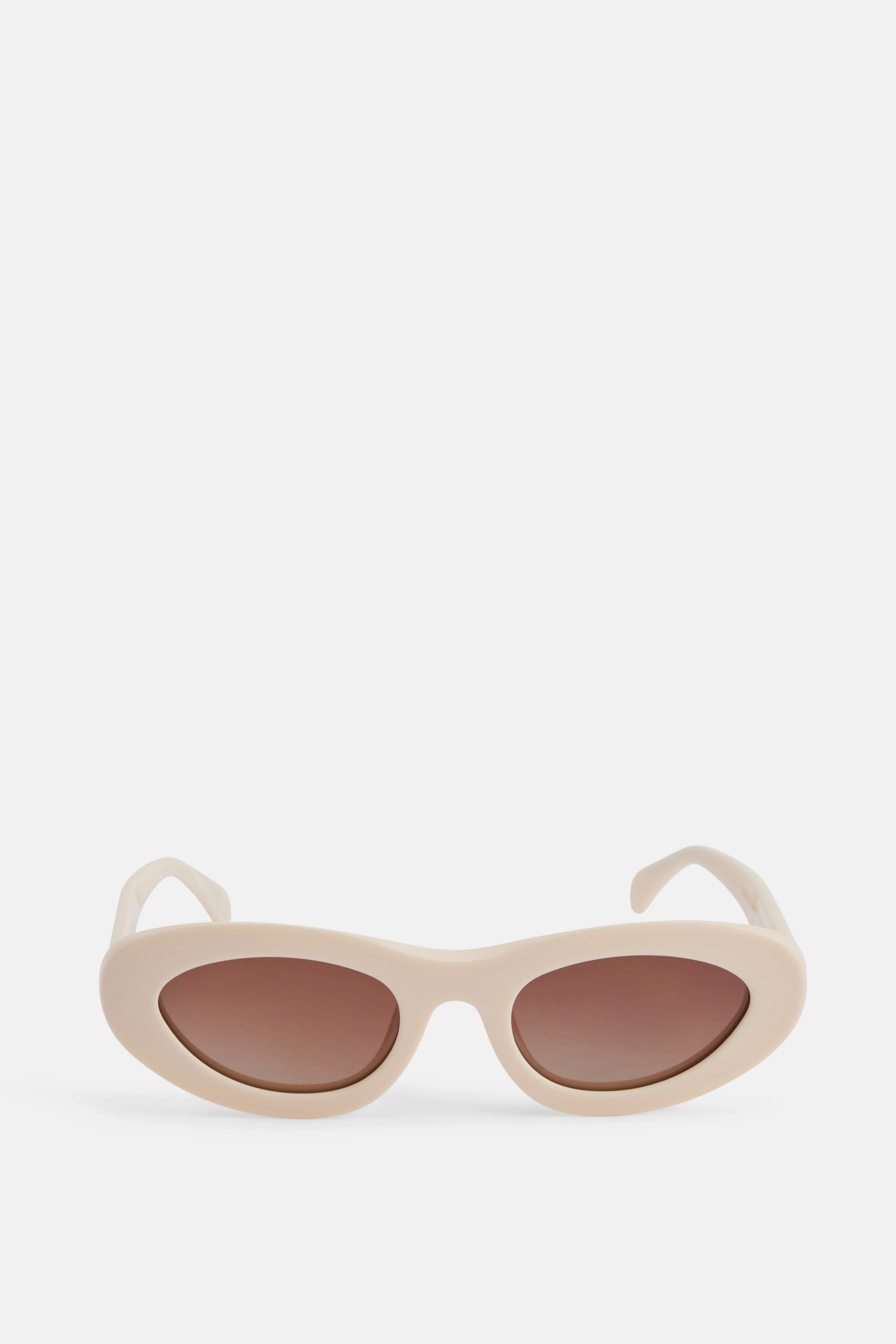 Roma Monogram Sunglasses in White