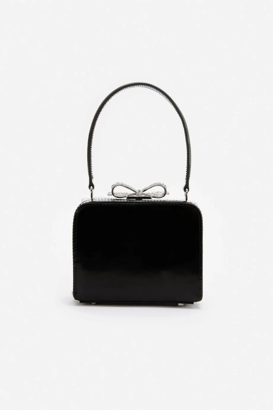 Crystal Mirco Mini Bag in Silver