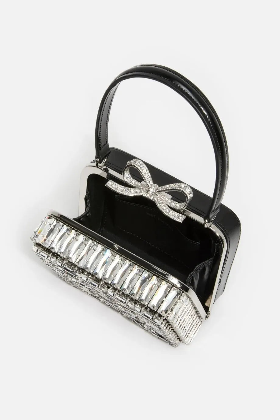 Crystal Mirco Mini Bag in Silver