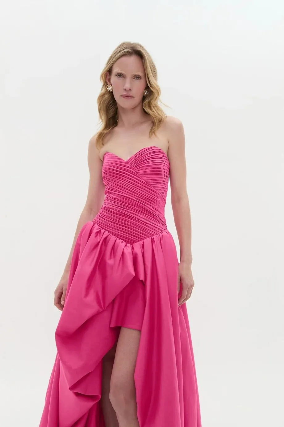 Estelle Cotton Maxi Dress in Pink