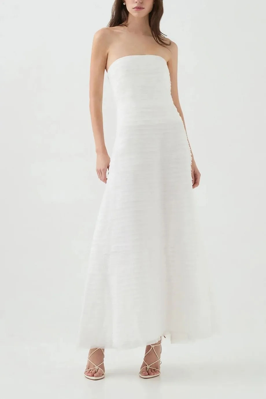 Soundscape Maxi Dress in White