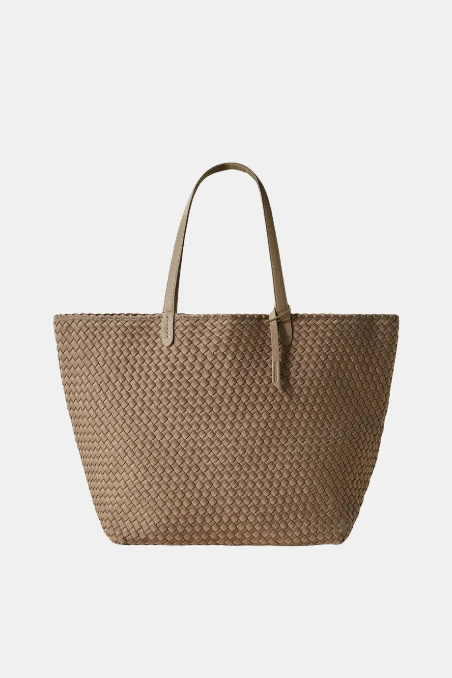 Jetsetter Woven Large Tote Bag in Beige