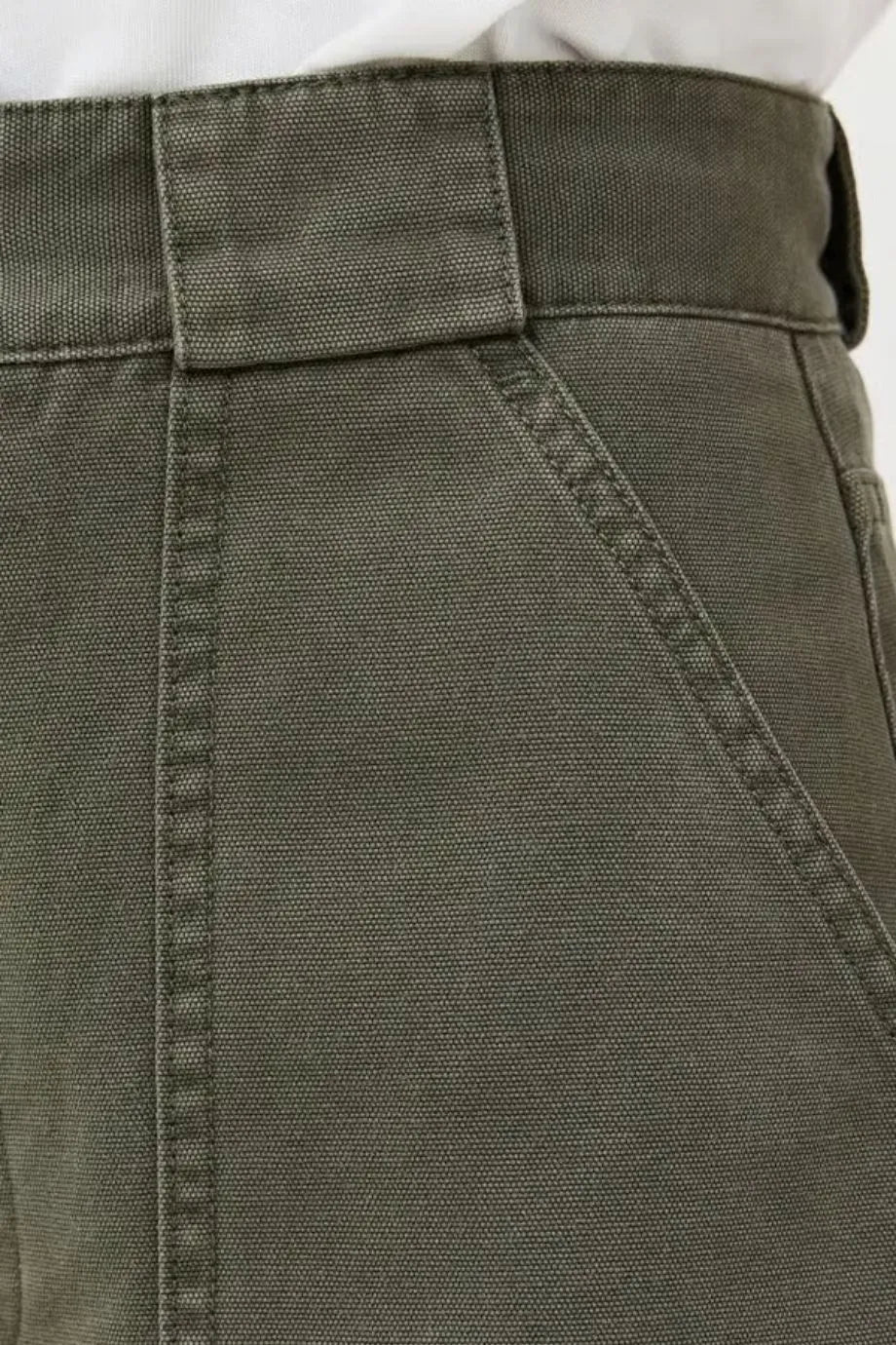 Grayson Cotton Cargo Pants in Green