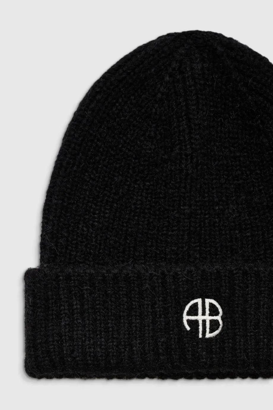 Elia Wool Beanie in Black