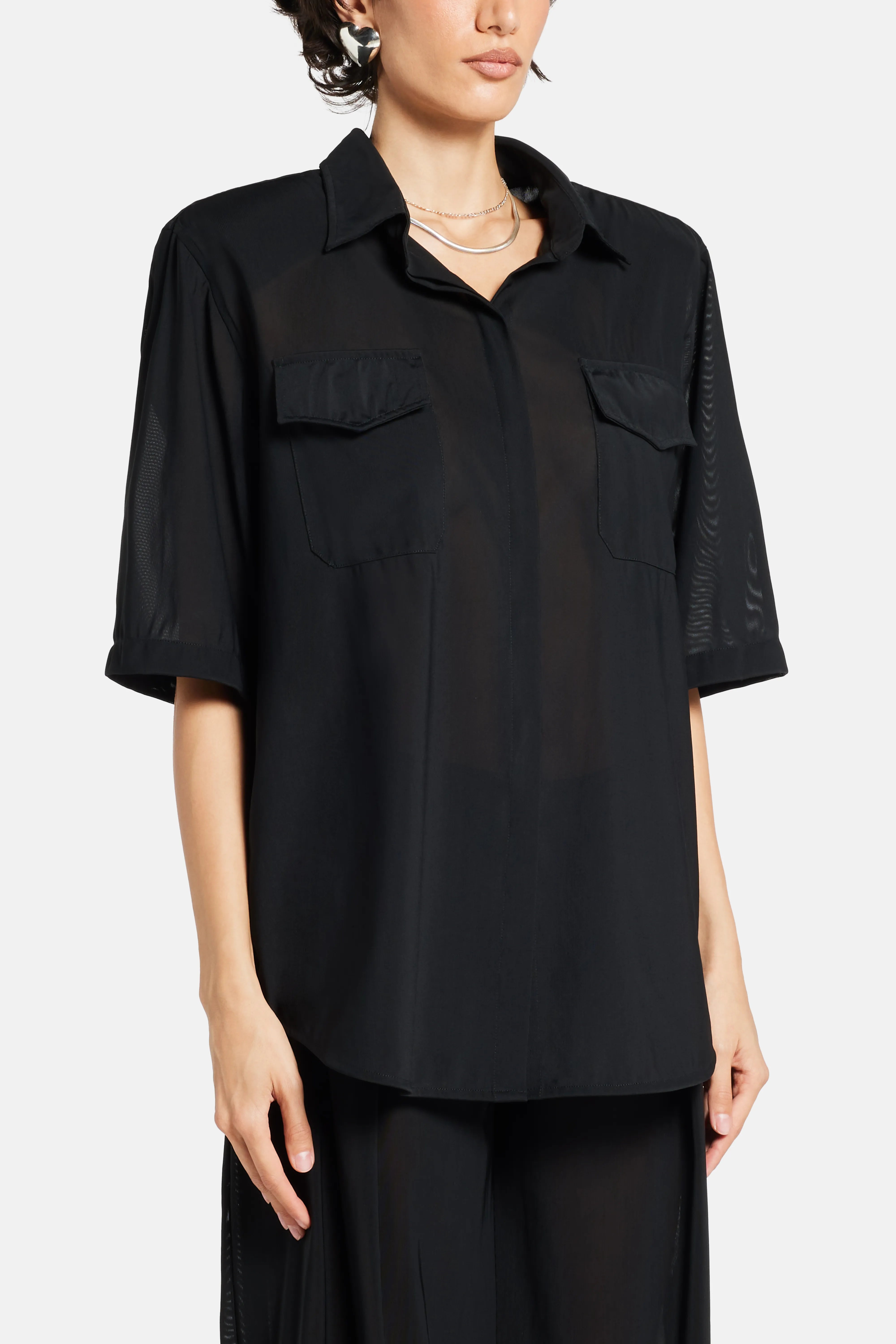 Oversized Shirt in Black