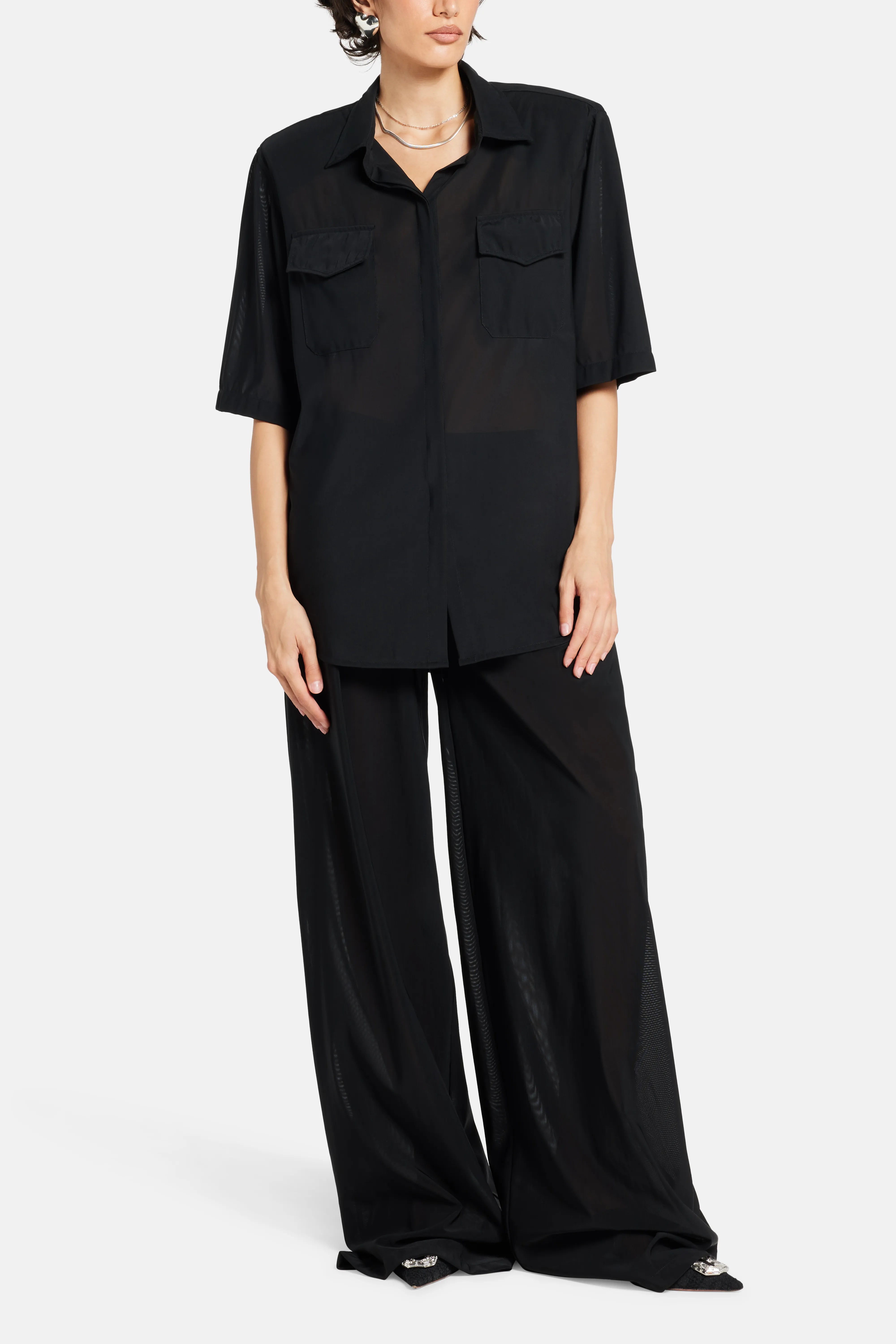 Oversized Shirt in Black