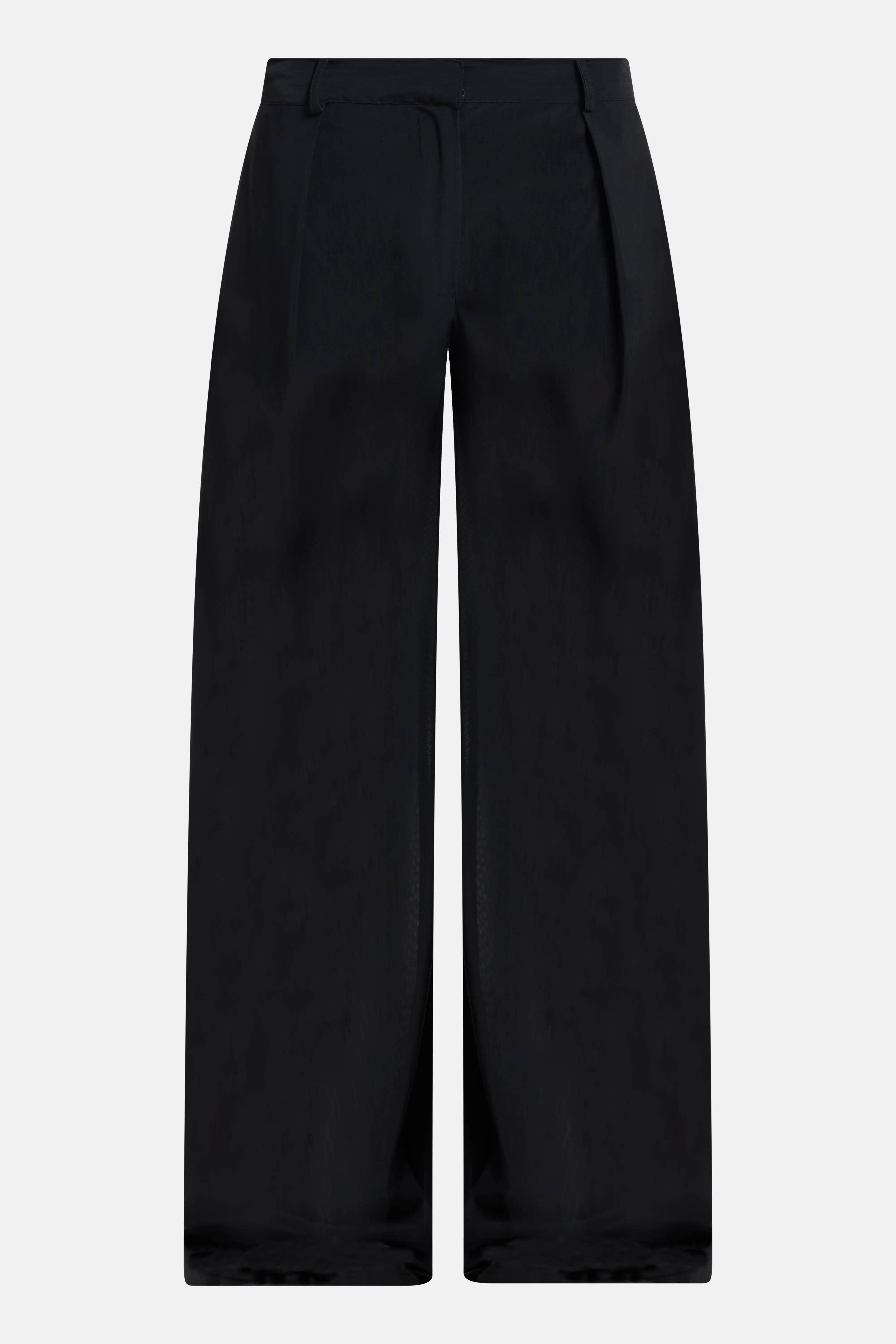Straight Wide Legged Trousers in Black
