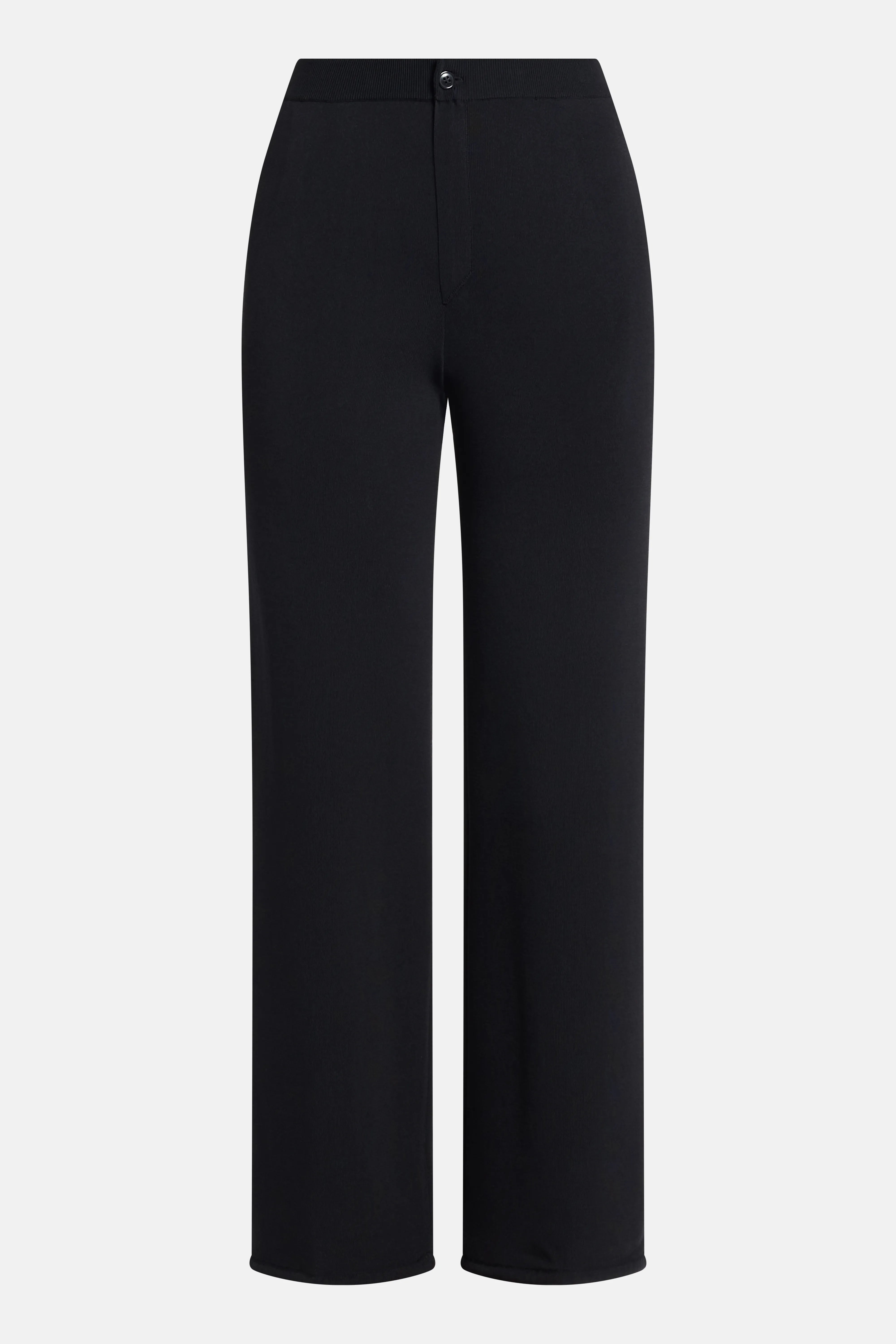 Jabber Knit Trousers in Black