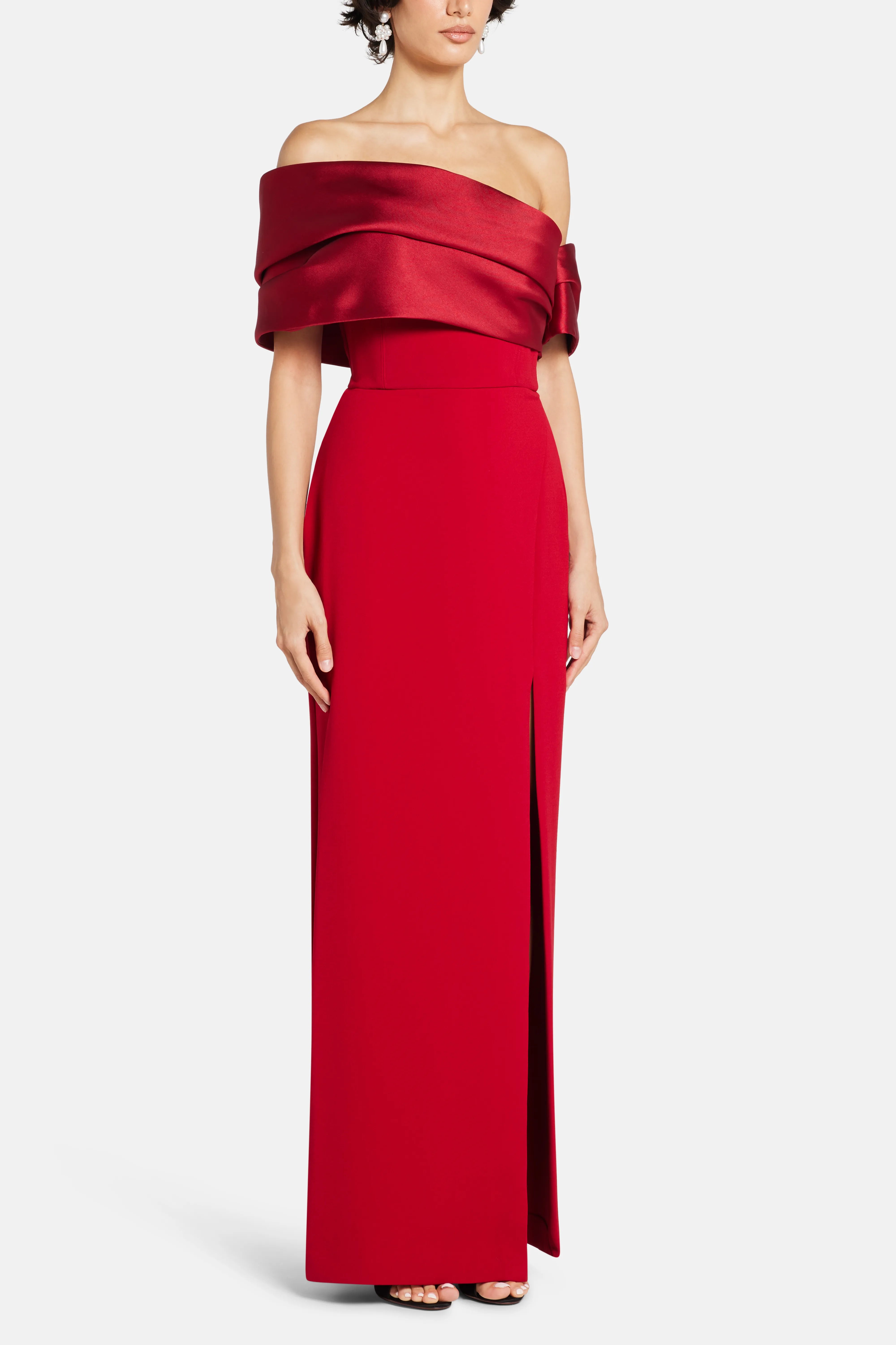 Alexis Evening Dress in Red