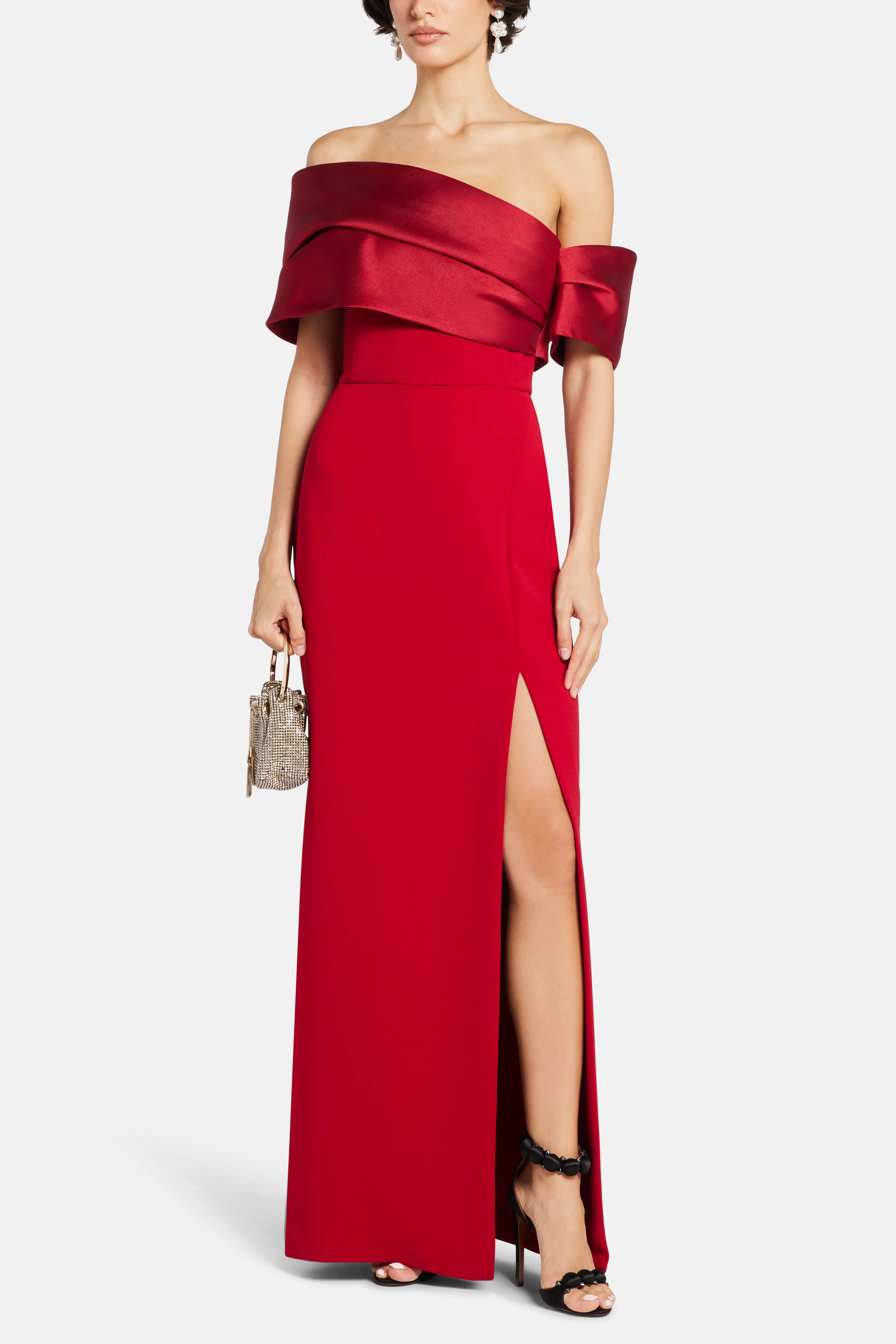 Alexis Evening Dress in Red