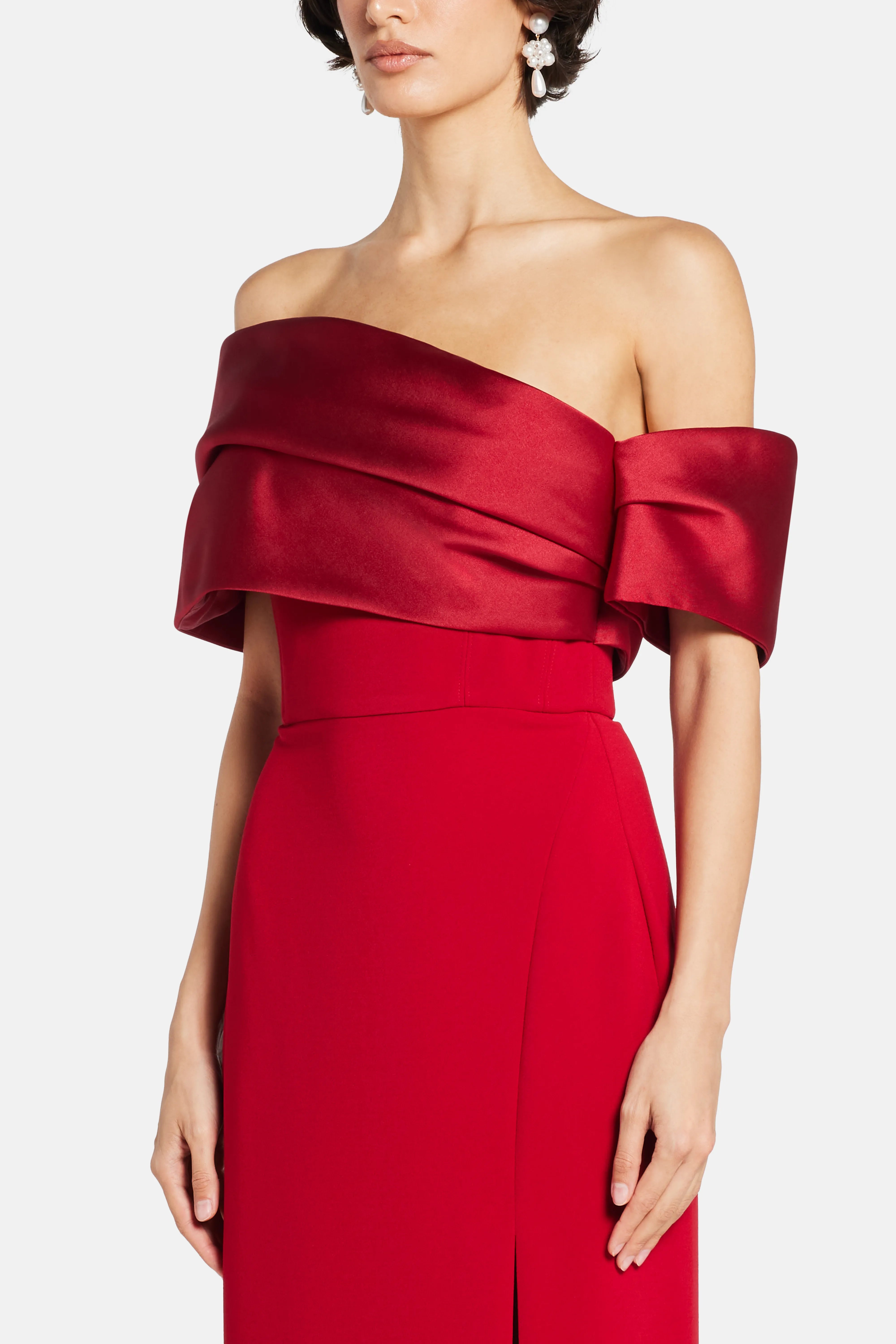 Alexis Evening Dress in Red