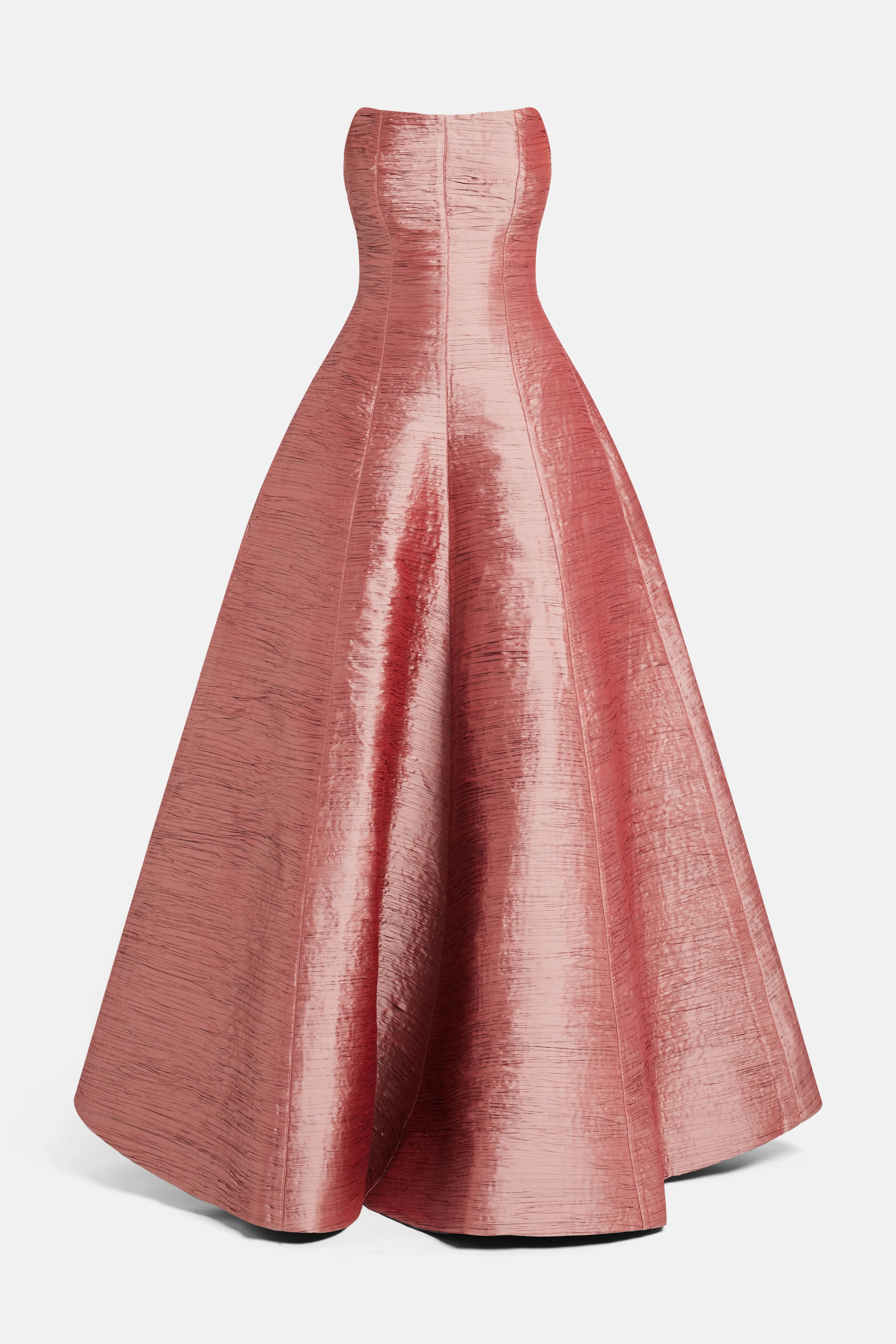 Strapless Evening Gown in Pink