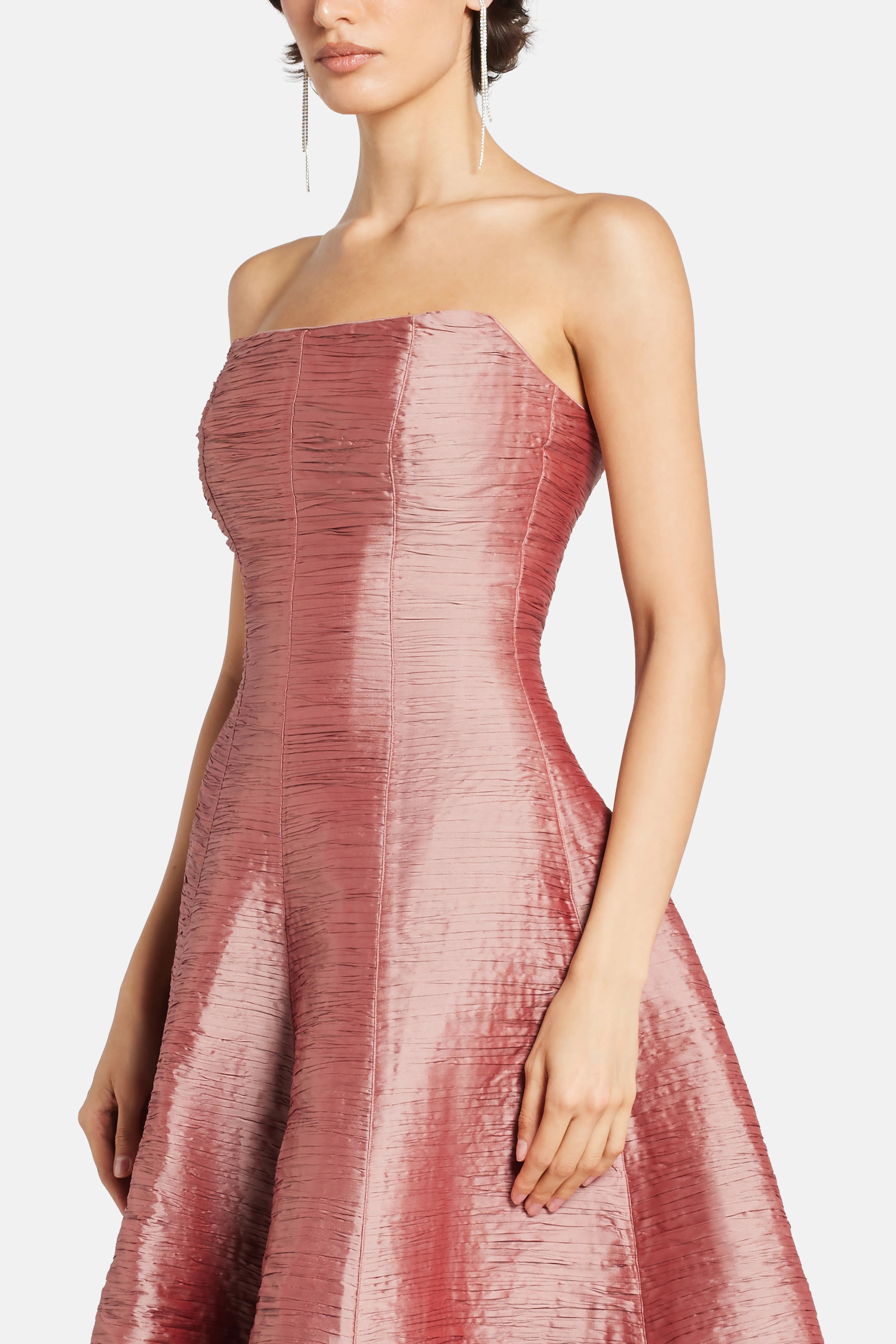 Strapless Evening Gown in Pink