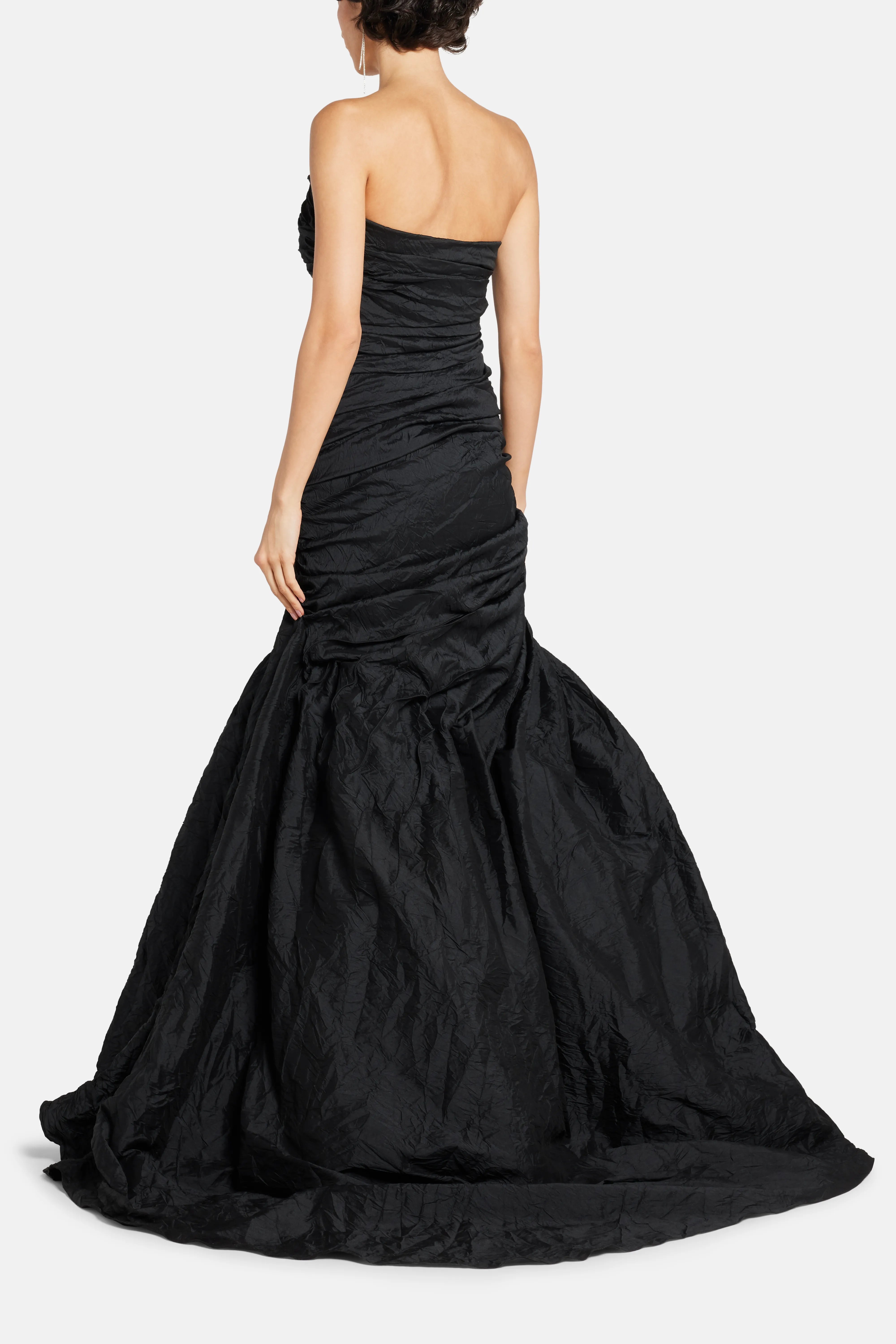 Strapless Evening Gown in Black