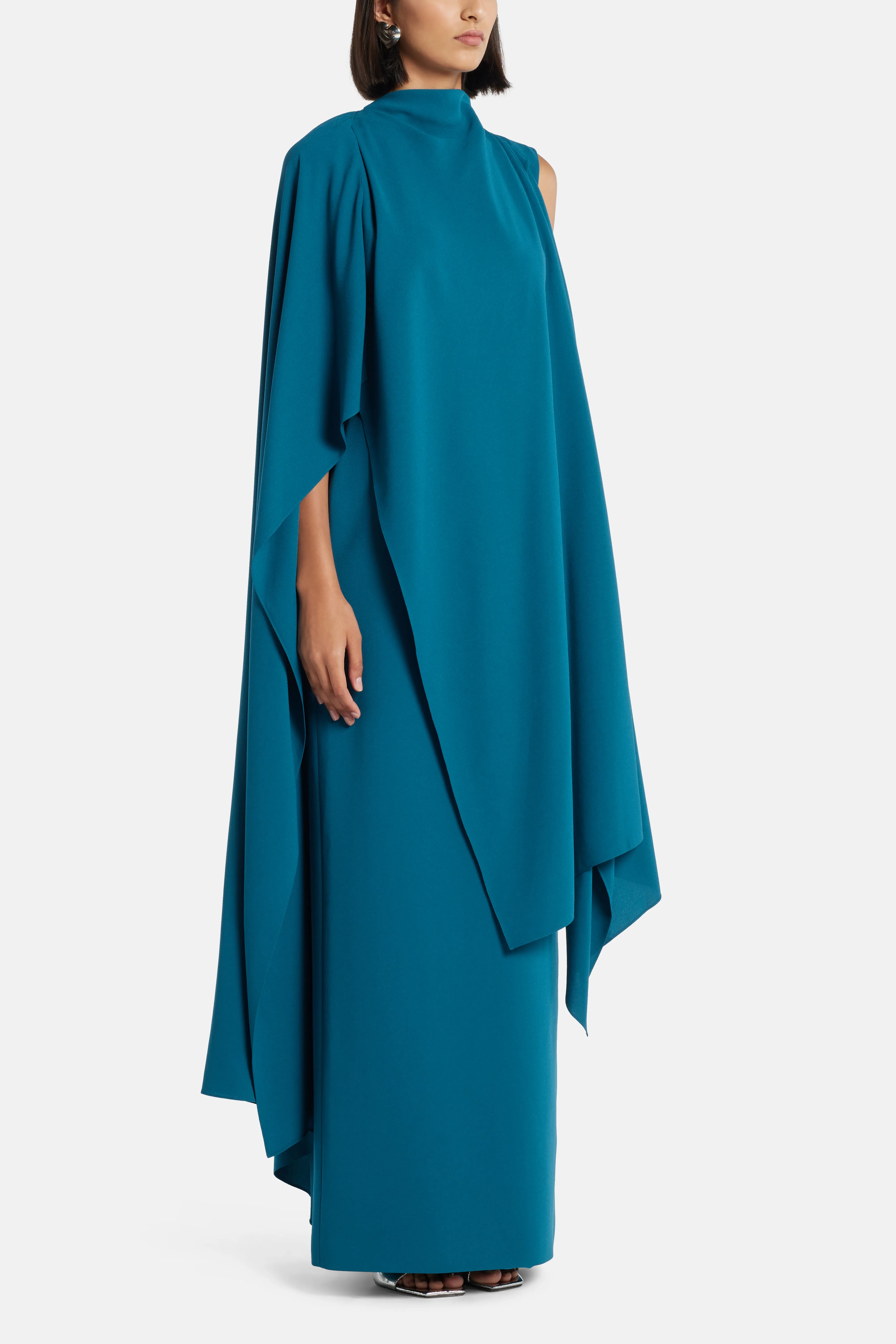 فستان ديينا ماكسي باللون الأزرق