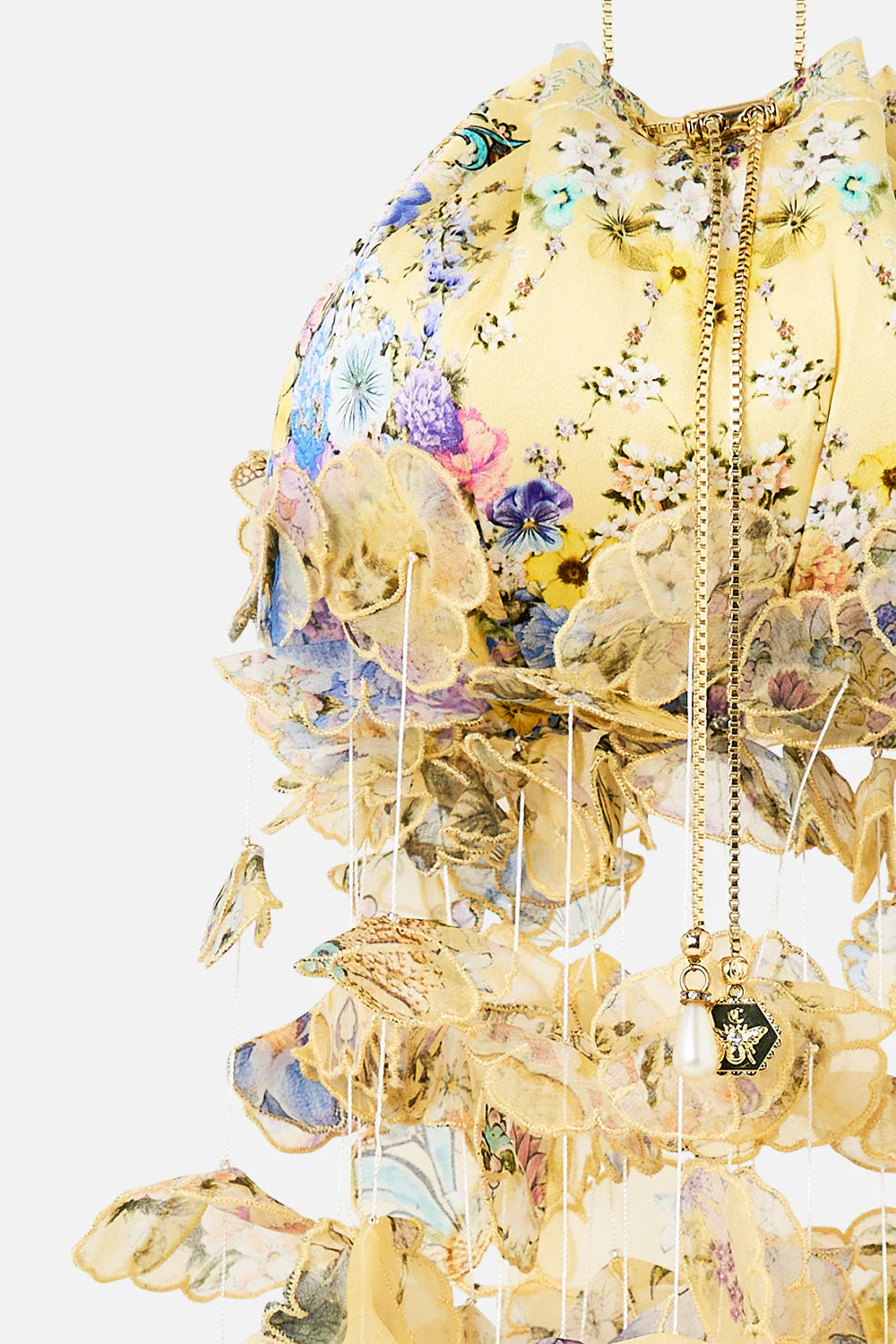 حقيبة حريرية برباط زهور "دارلينج بادز"