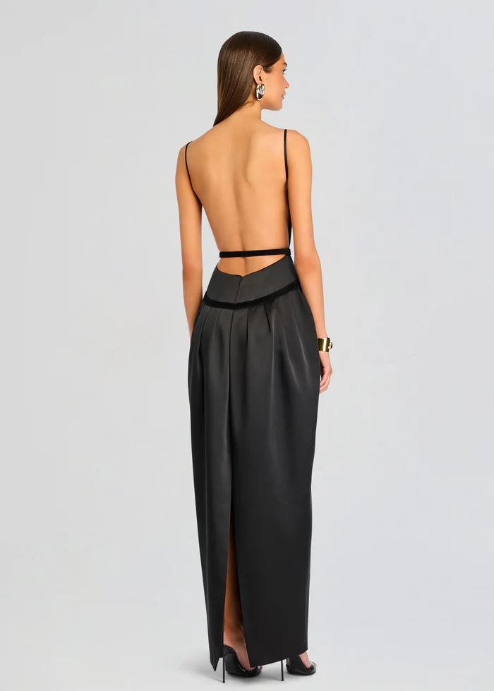 Campbell Sleeveless Maxi Dress in Black