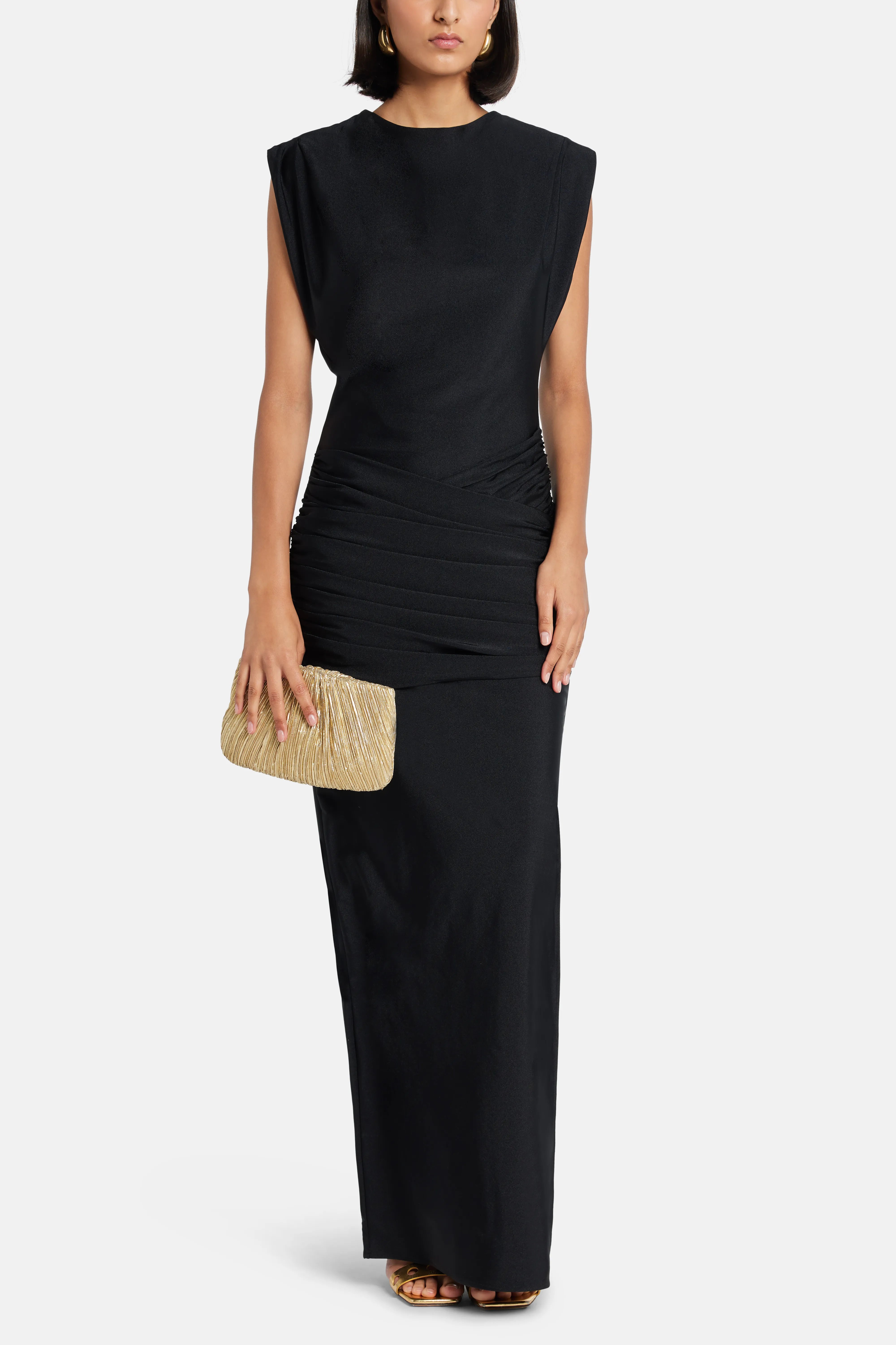 Mocca Maxi Dress in Black