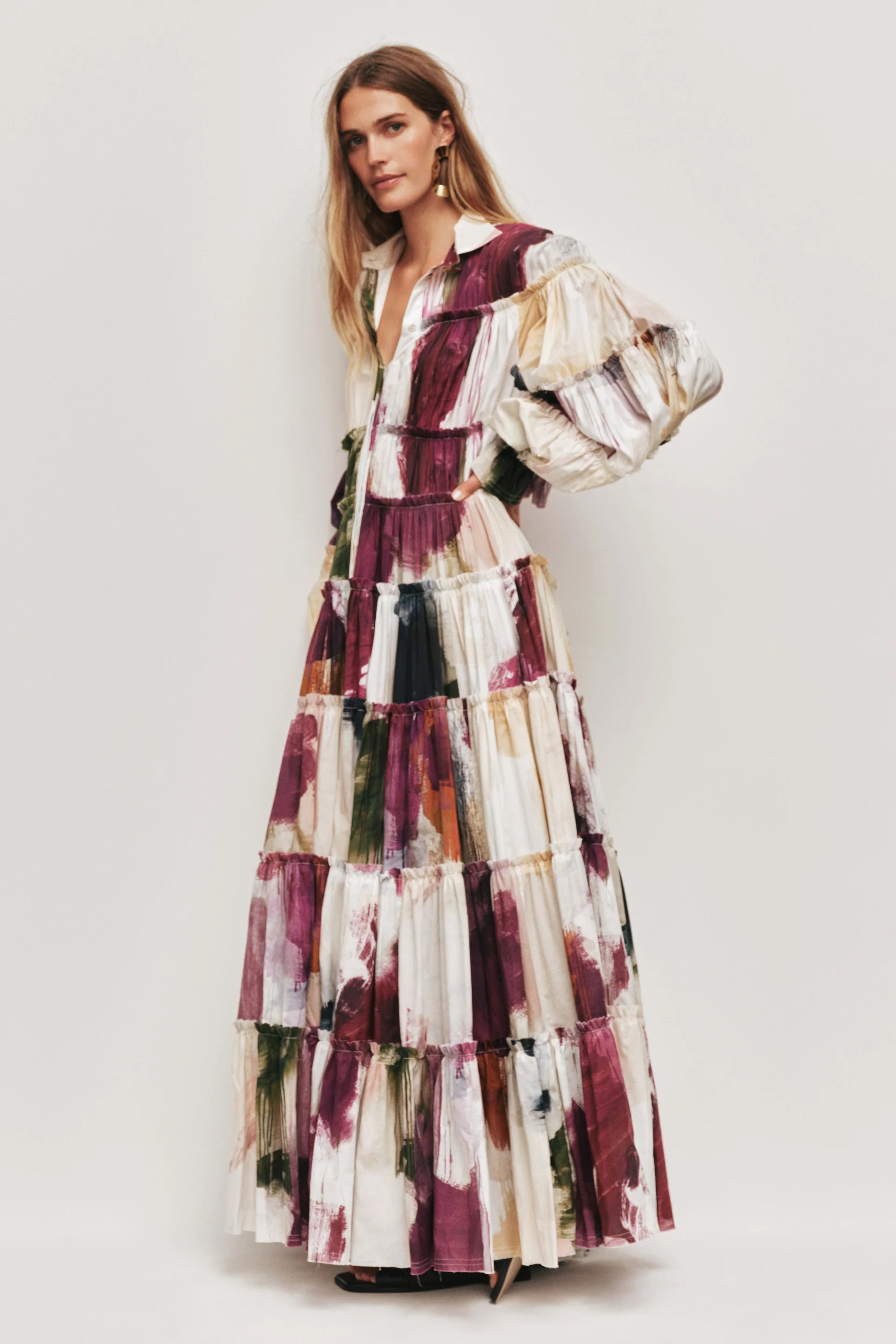 Cait Maxi Dress In White