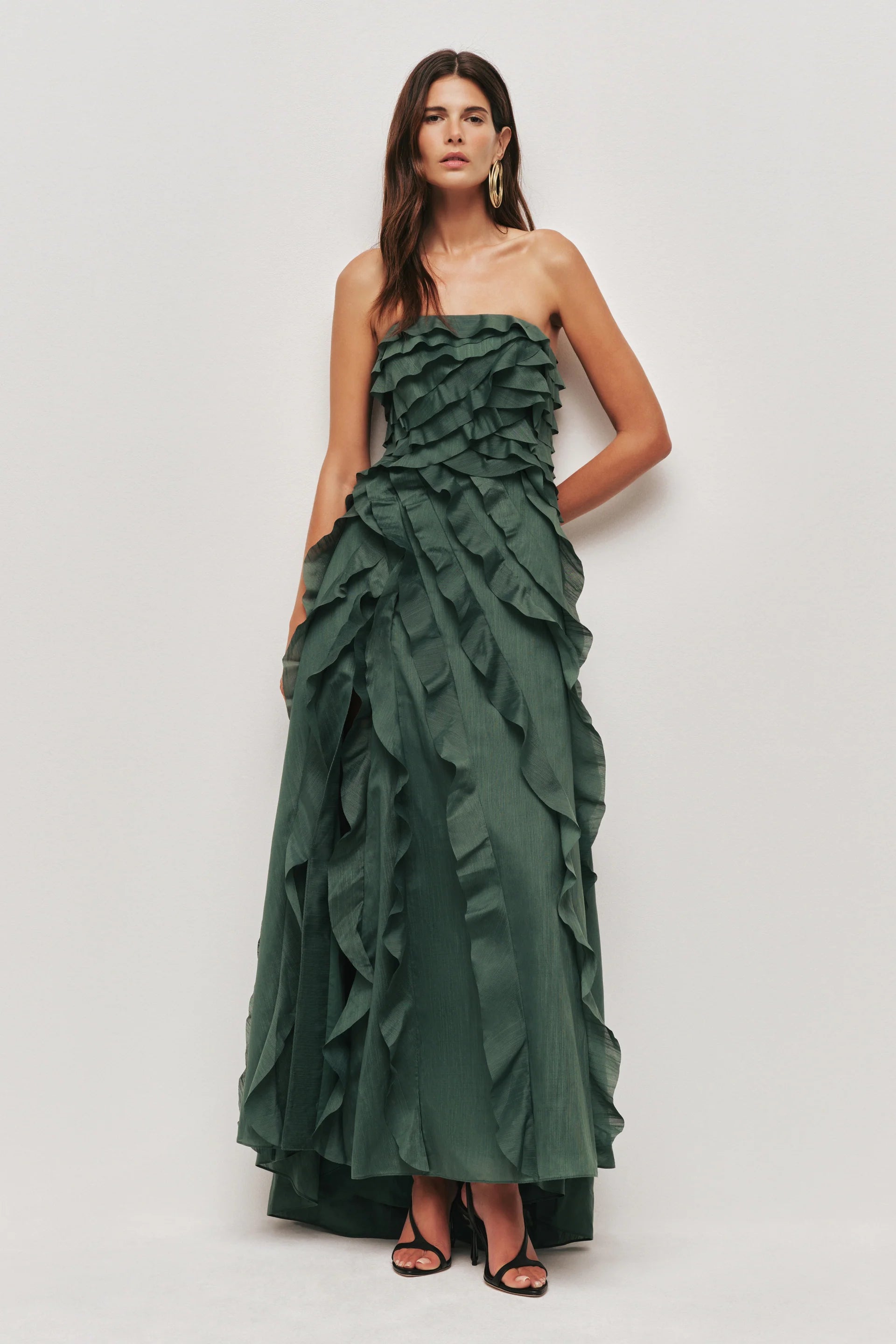 Allairie Maxi Dress In Green