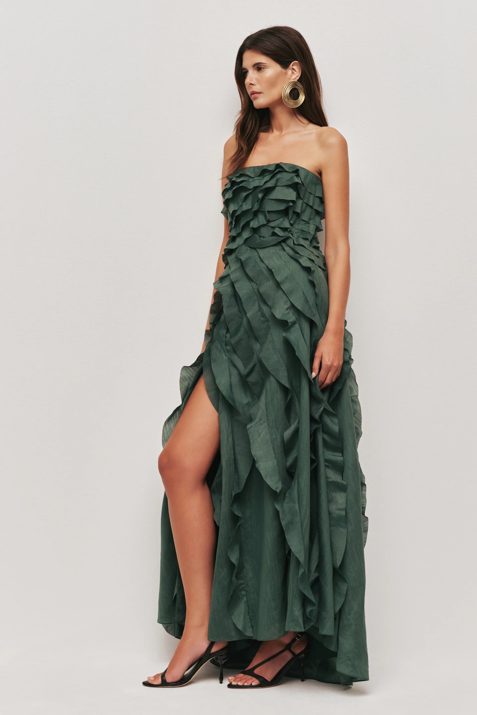 Allairie Maxi Dress In Green