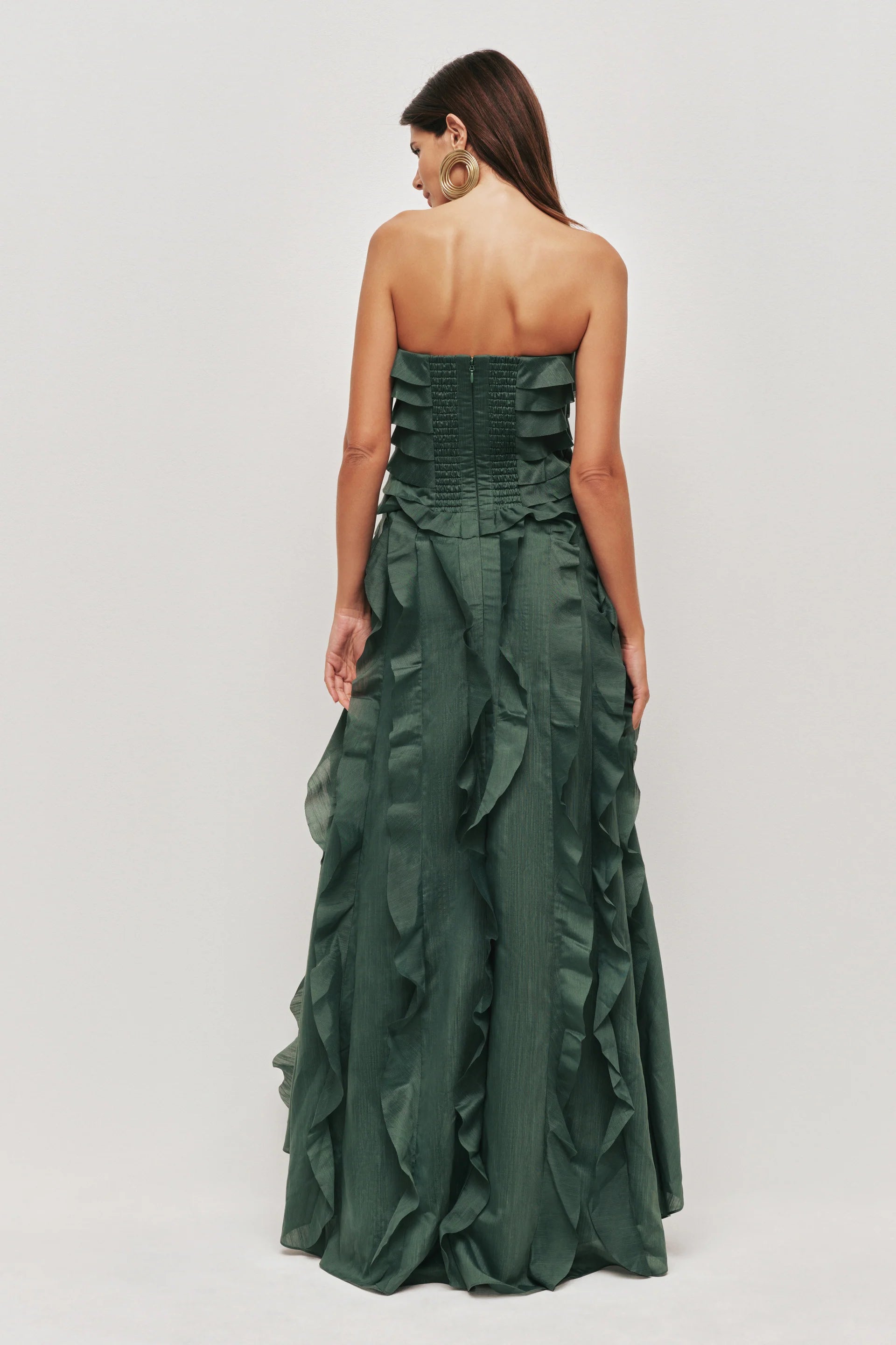 Allairie Maxi Dress In Green