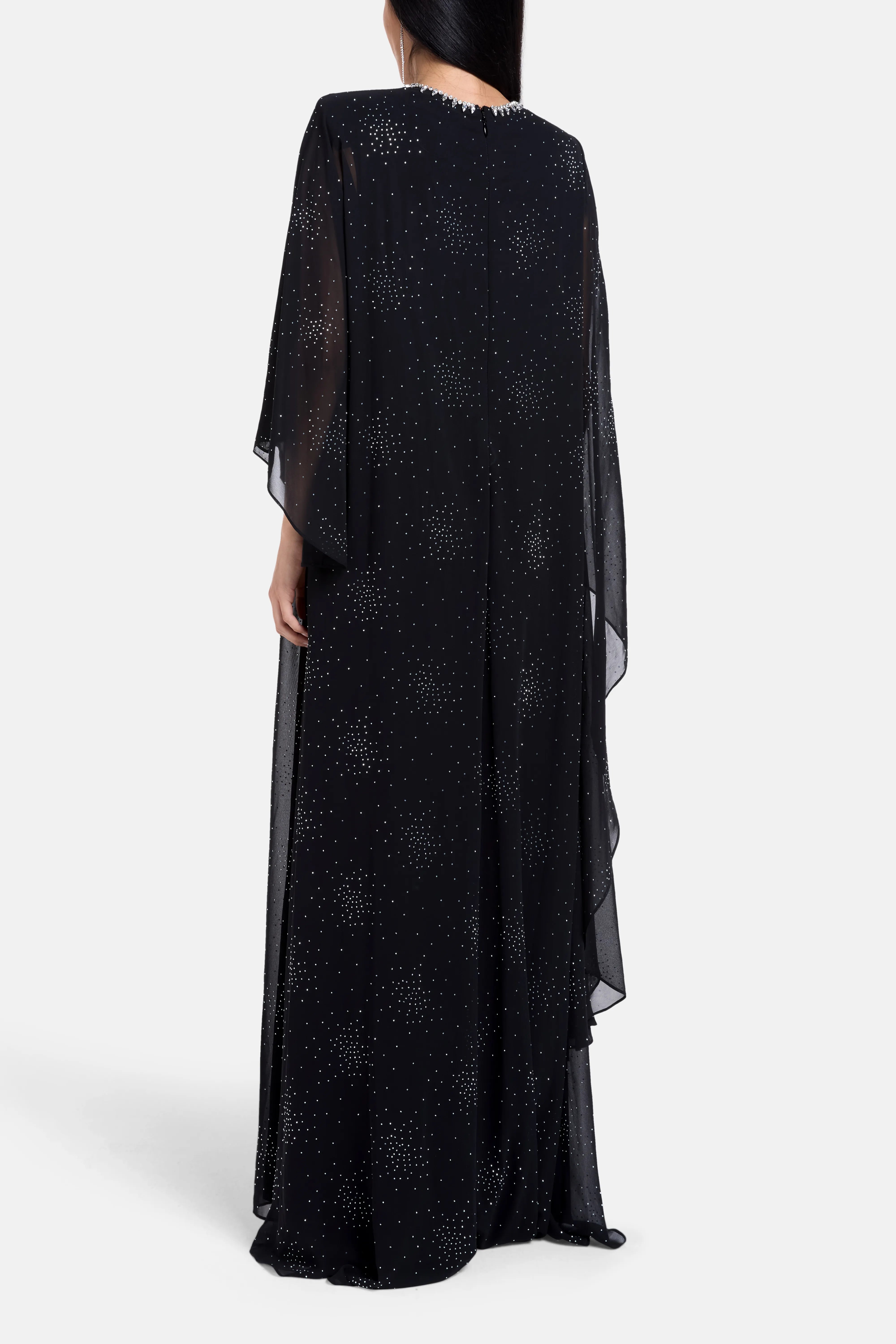 Celina Evening Dress in Black