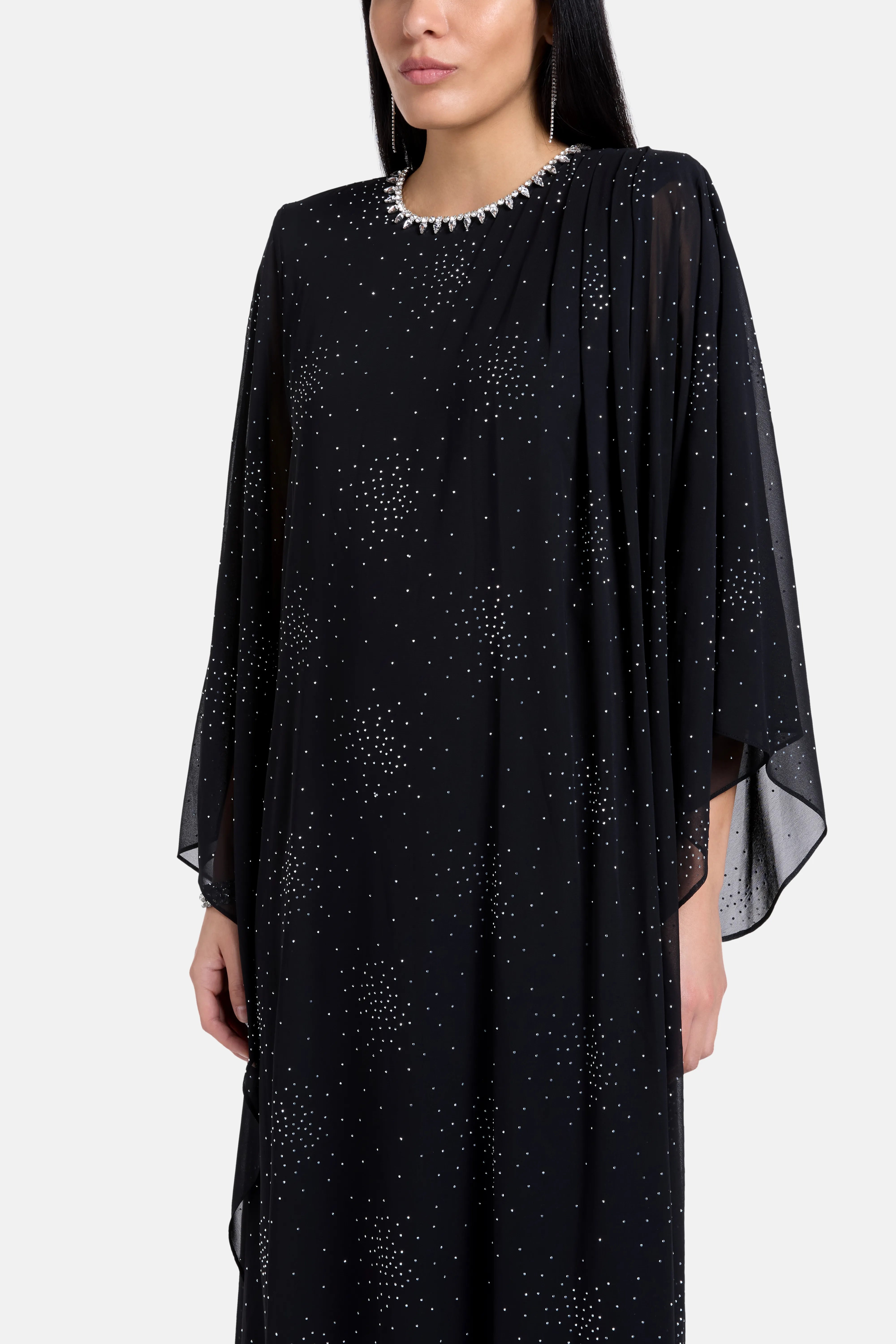 Celina Evening Dress in Black