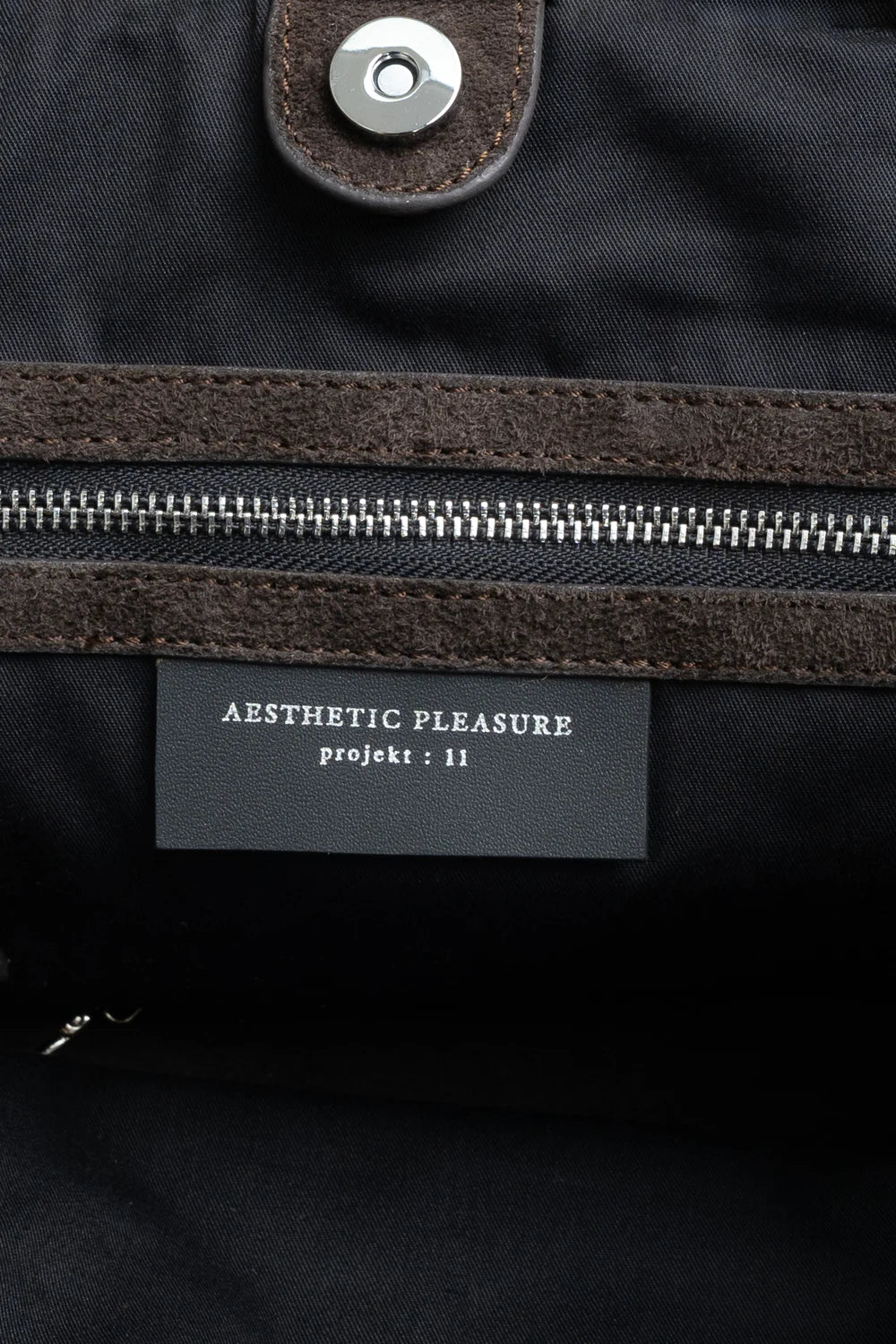 Rocco Suede Shoulder Bag in Brown