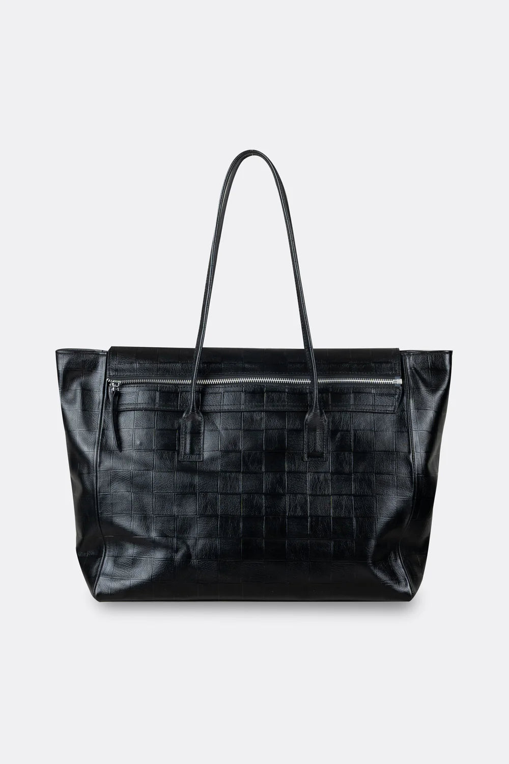 Essens Leather Shoulder Bag in Black